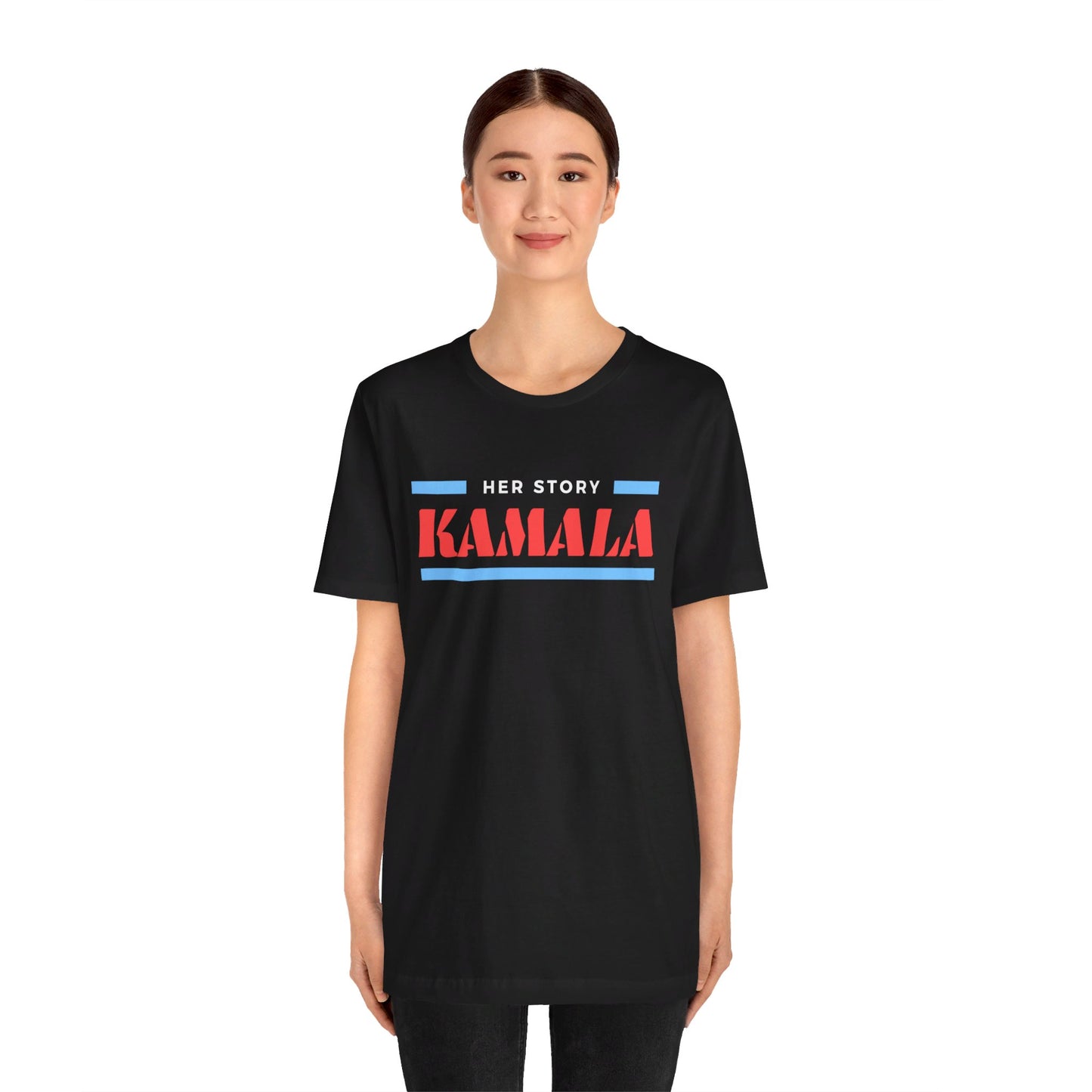 Her Story Kamala Jersey Short Sleeve Tee