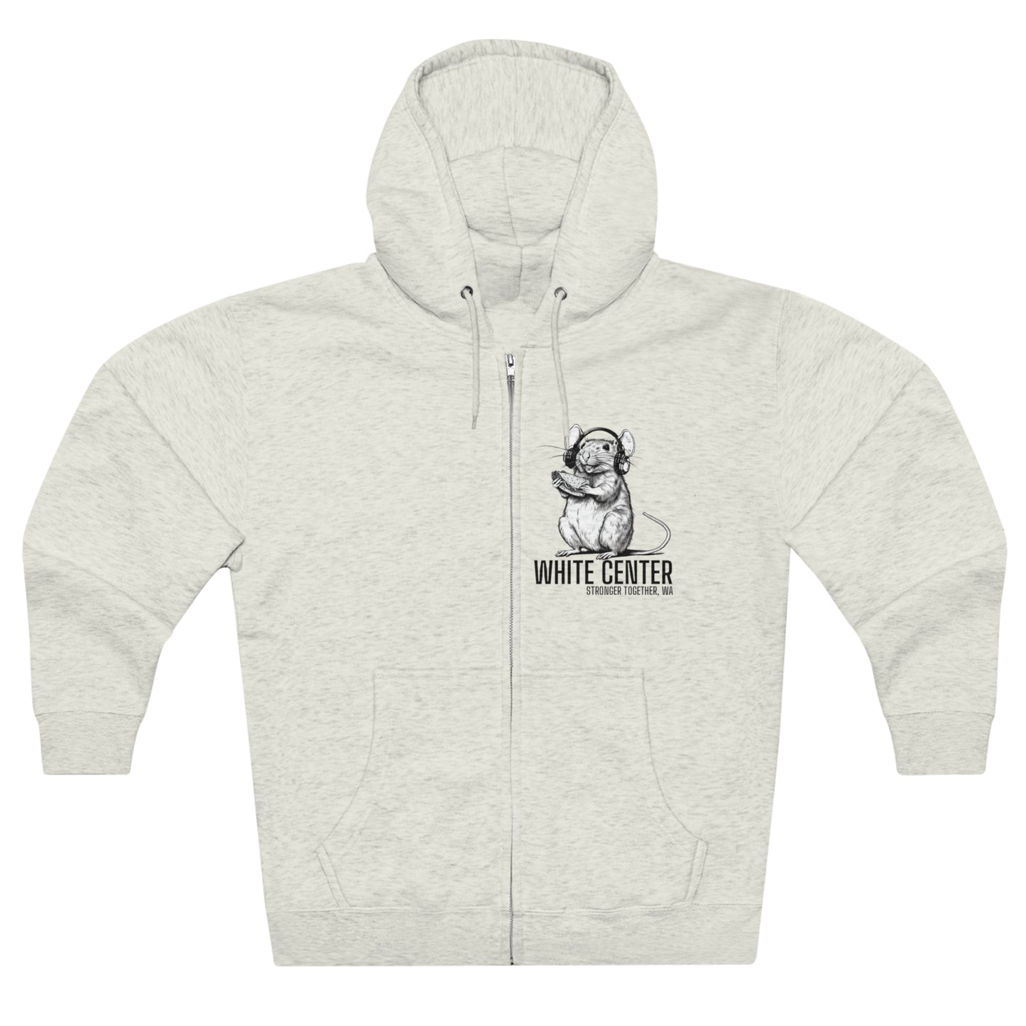 White Center WA Unisex Zip Hoodie