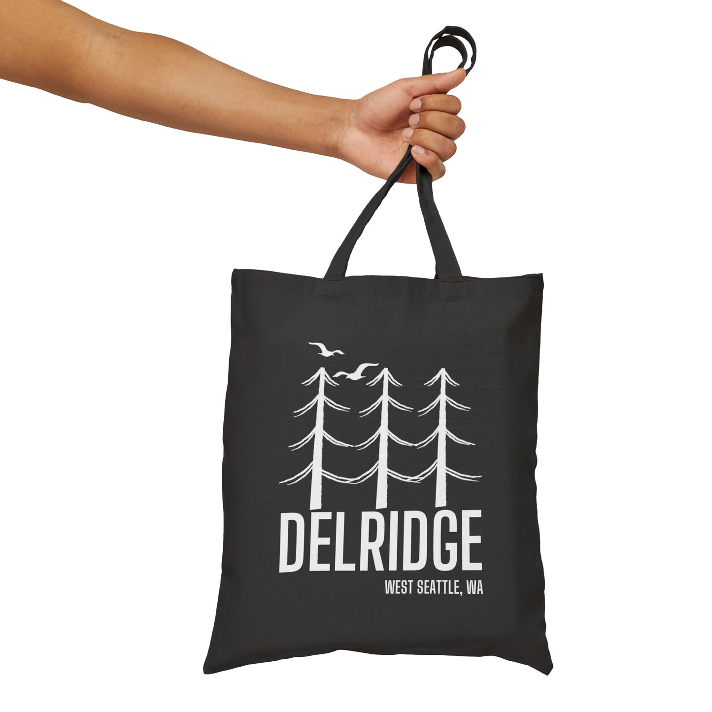 Delridge West Seattle Cotton Canvas Tote Bag