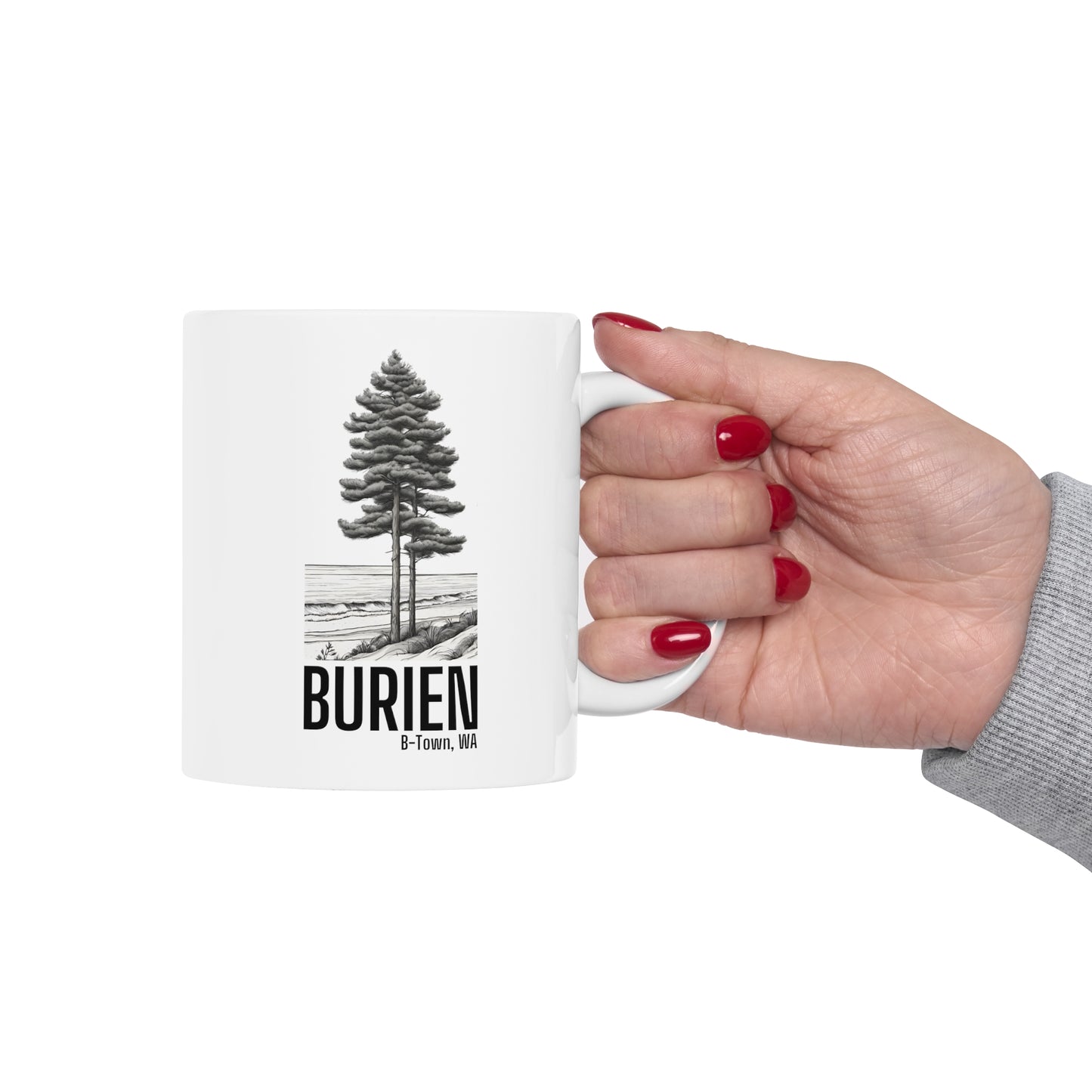 Burien WA Ceramic Mug 11oz