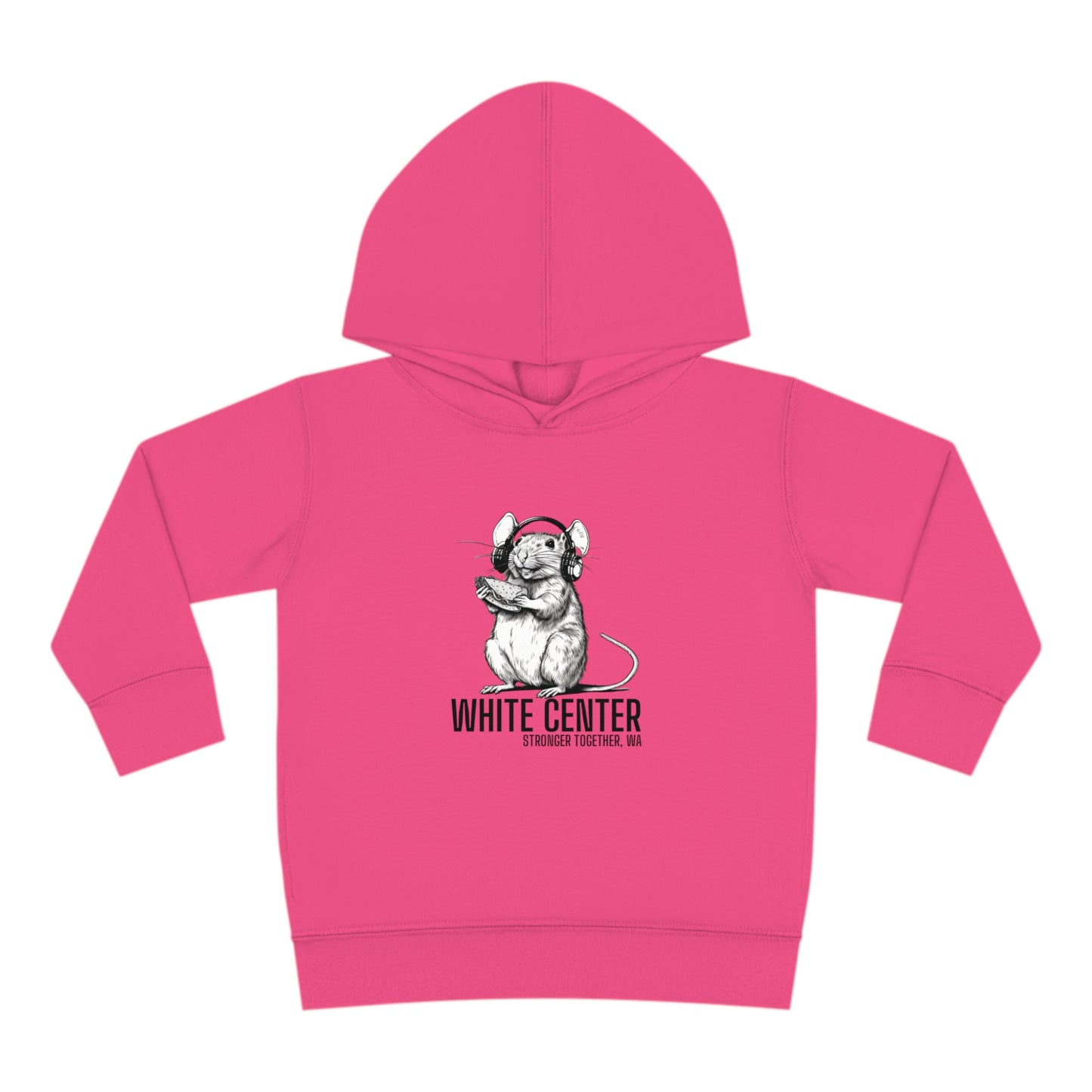 White Center, WA Toddler Pullover Fleece Hoodie