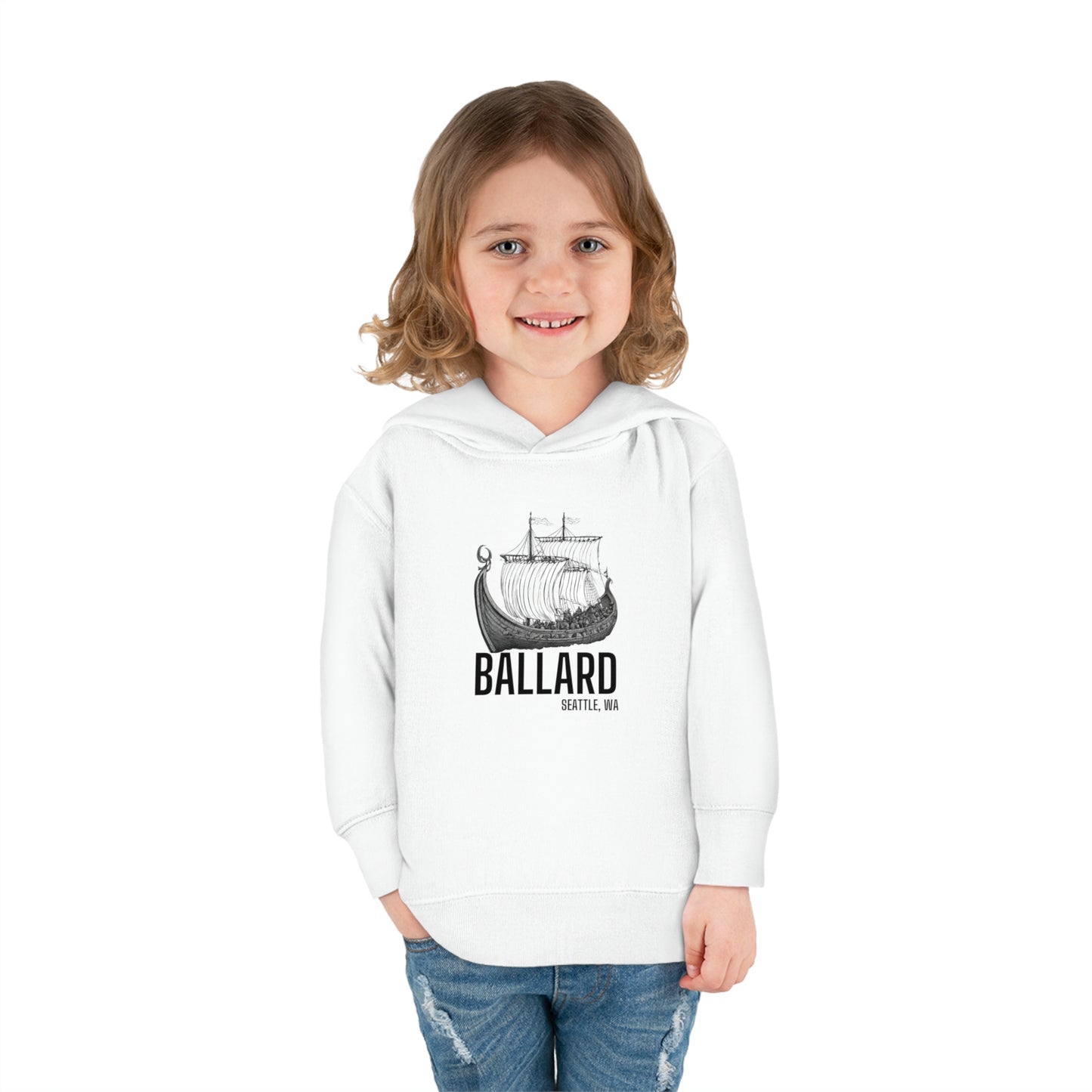 Ballard Seattle Toddler Pullover Fleece Hoodie