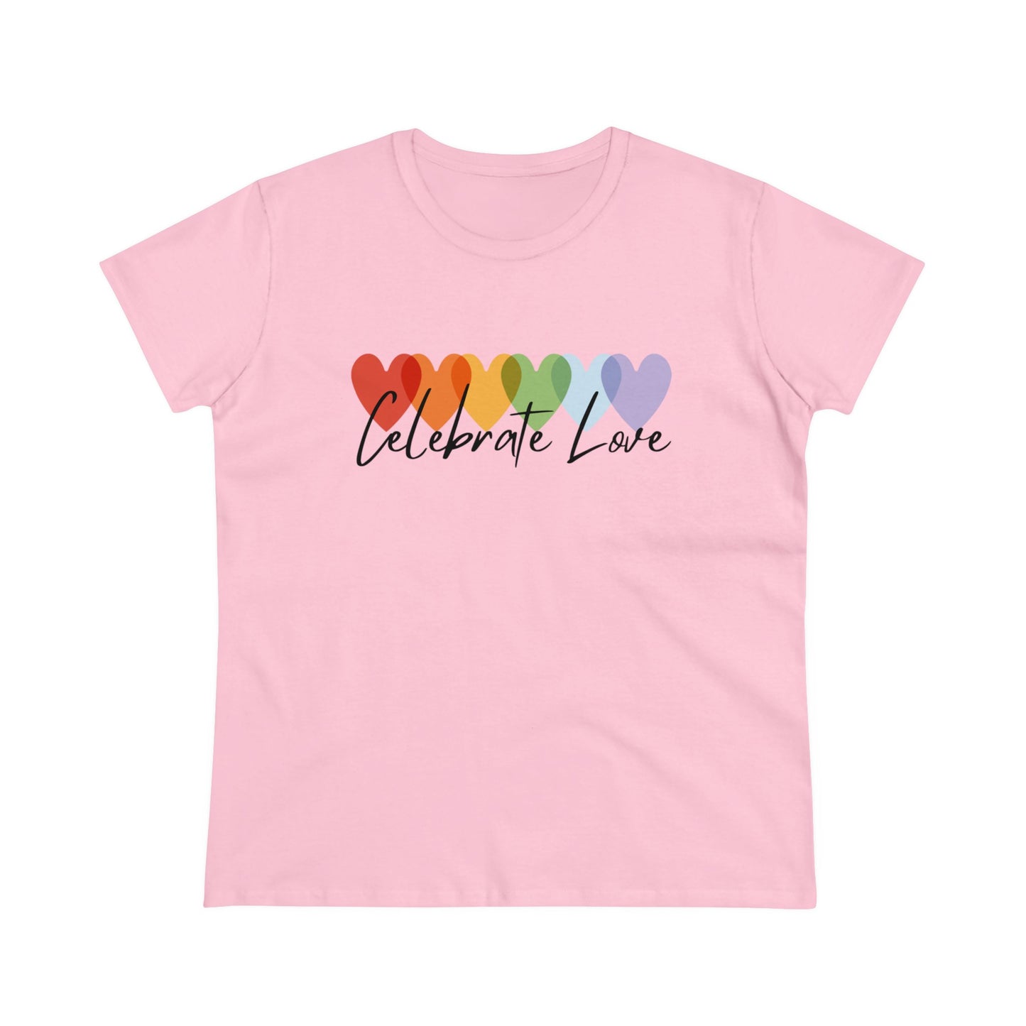 Celebrate Love Women's Midweight Cotton Tee