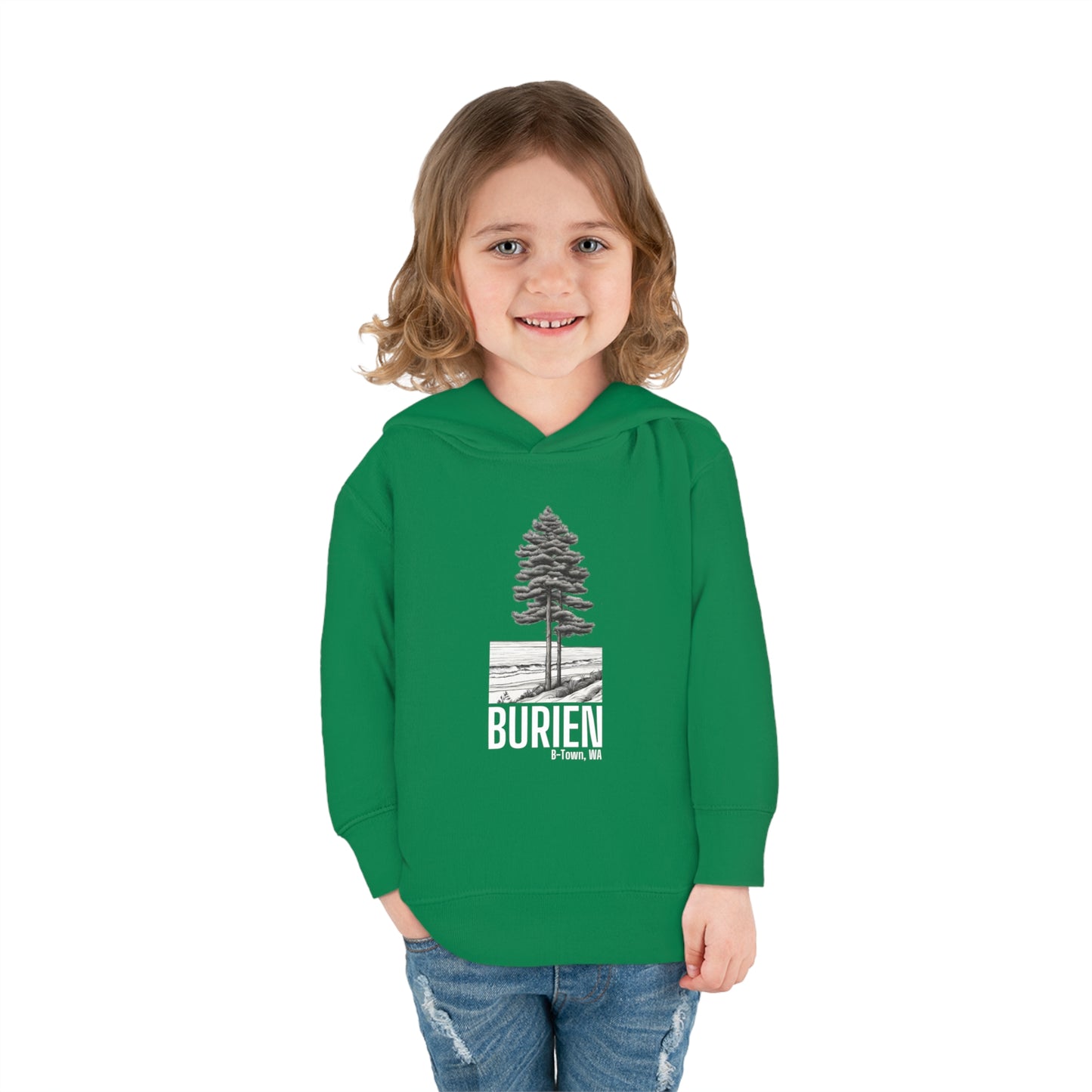 Burien WA Toddler Pullover Fleece Hoodie