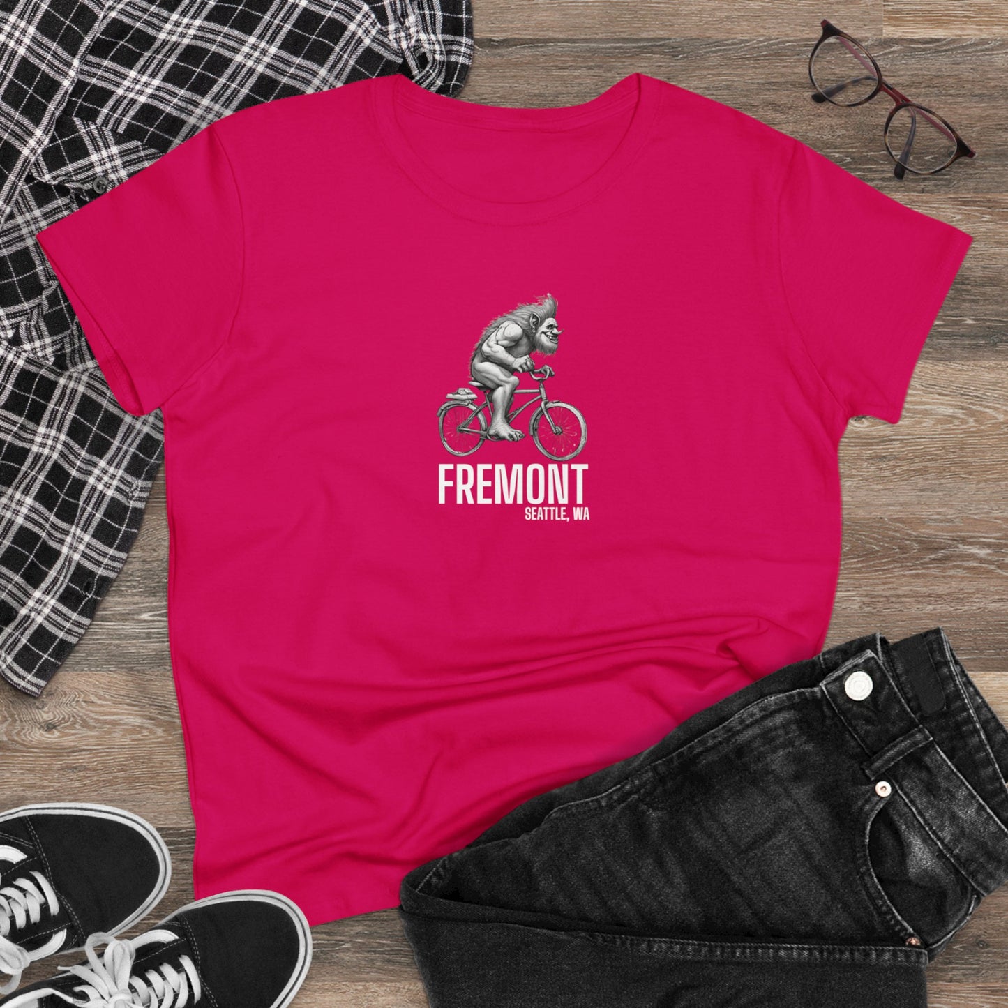 Fremont Seattle Women's Midweight Cotton Tee