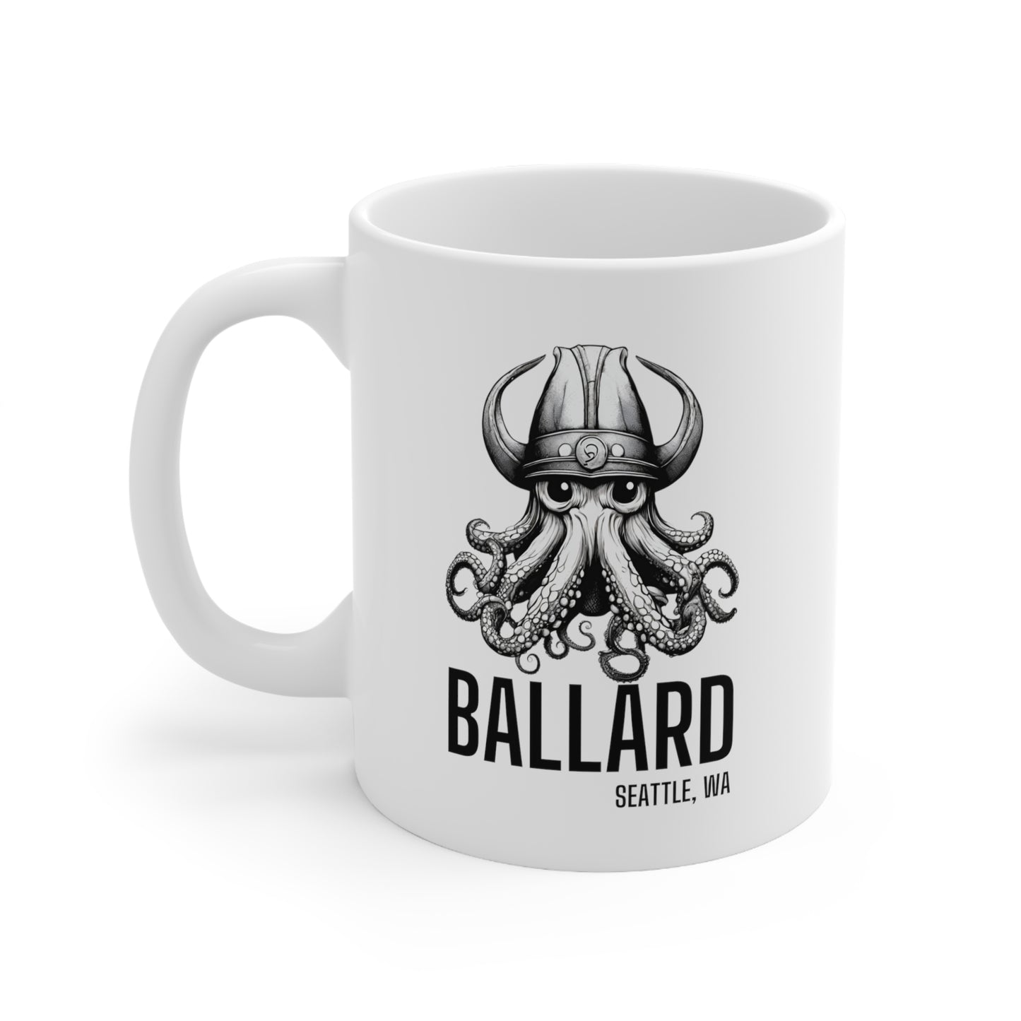 Ballard Octopus Ceramic Mug 11oz