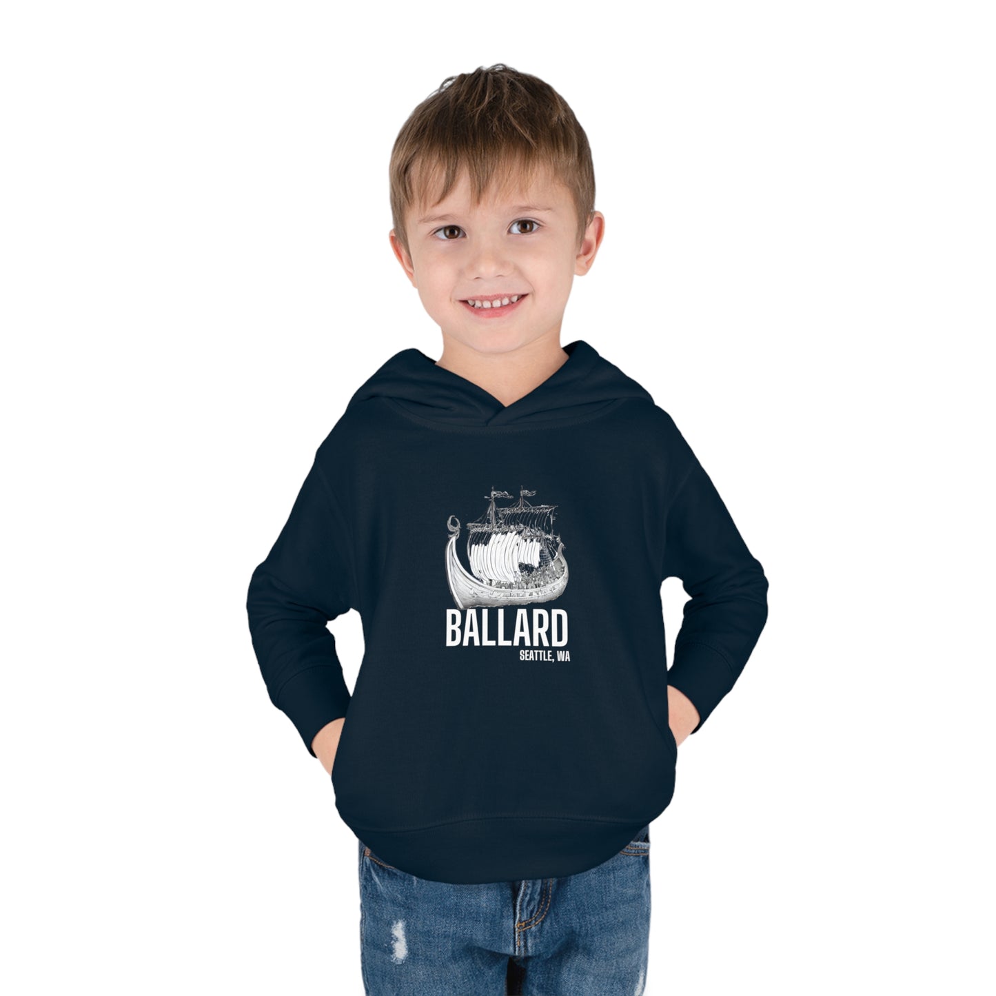 Ballard Seattle Toddler Pullover Fleece Hoodie