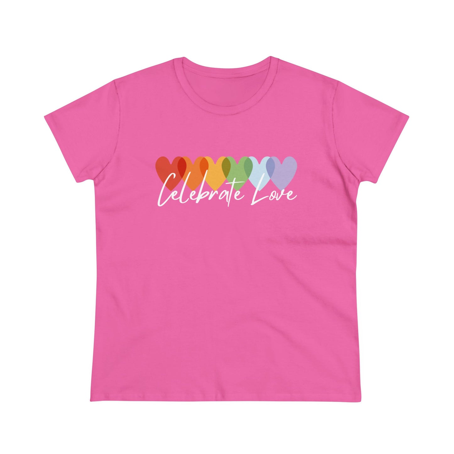 Celebrate Love Women's Midweight Cotton Tee