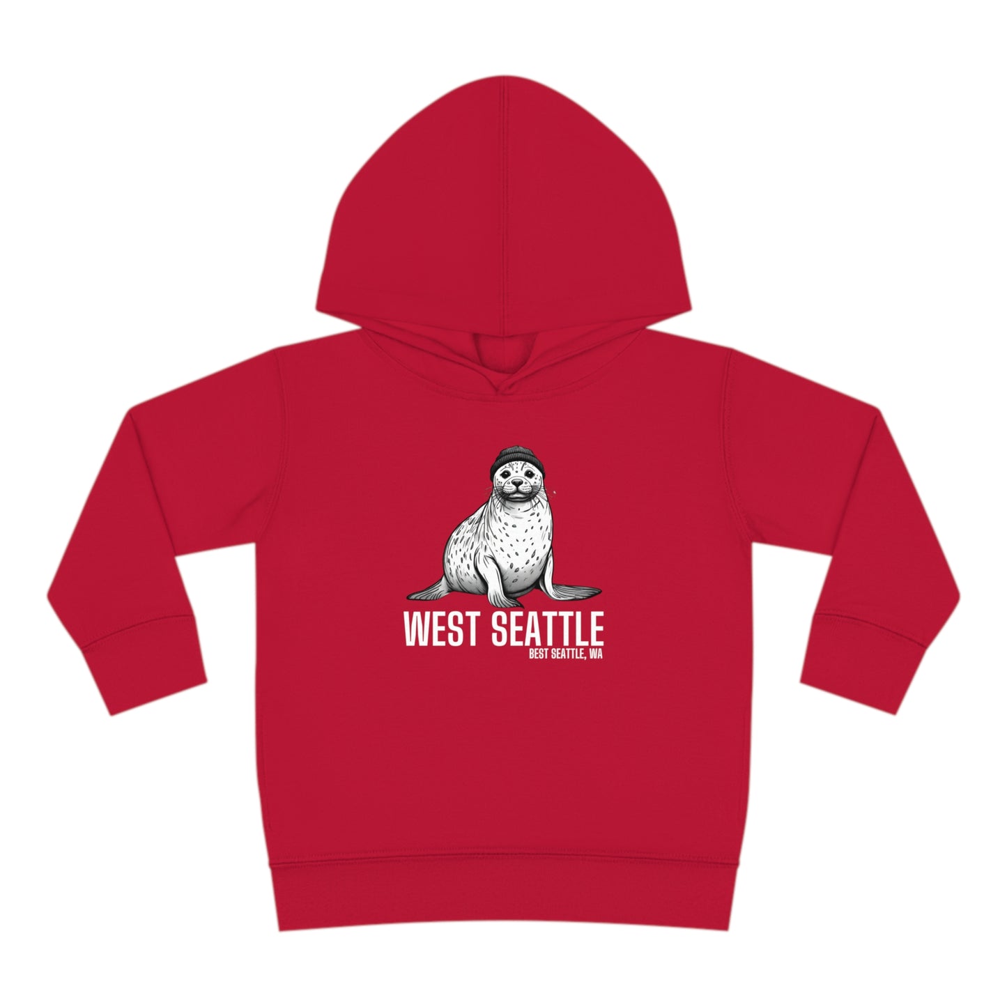 West Seattle Harbor Seal Toddler Pullover Fleece Hoodie