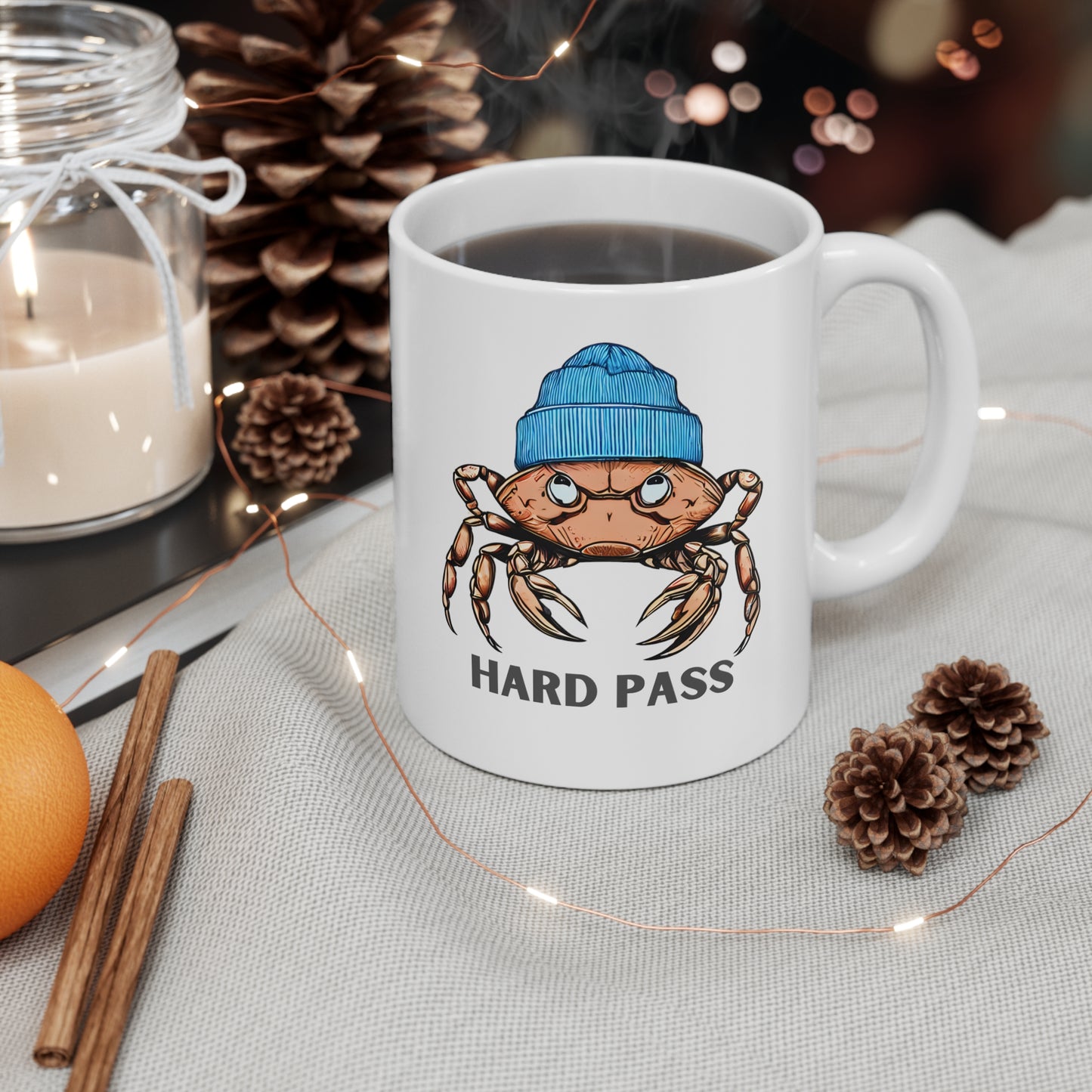 Hard Pass Ceramic Mug 11oz