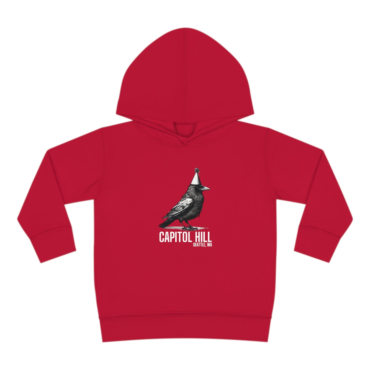 Capitol Hill Seattle Toddler Pullover Fleece Hoodie