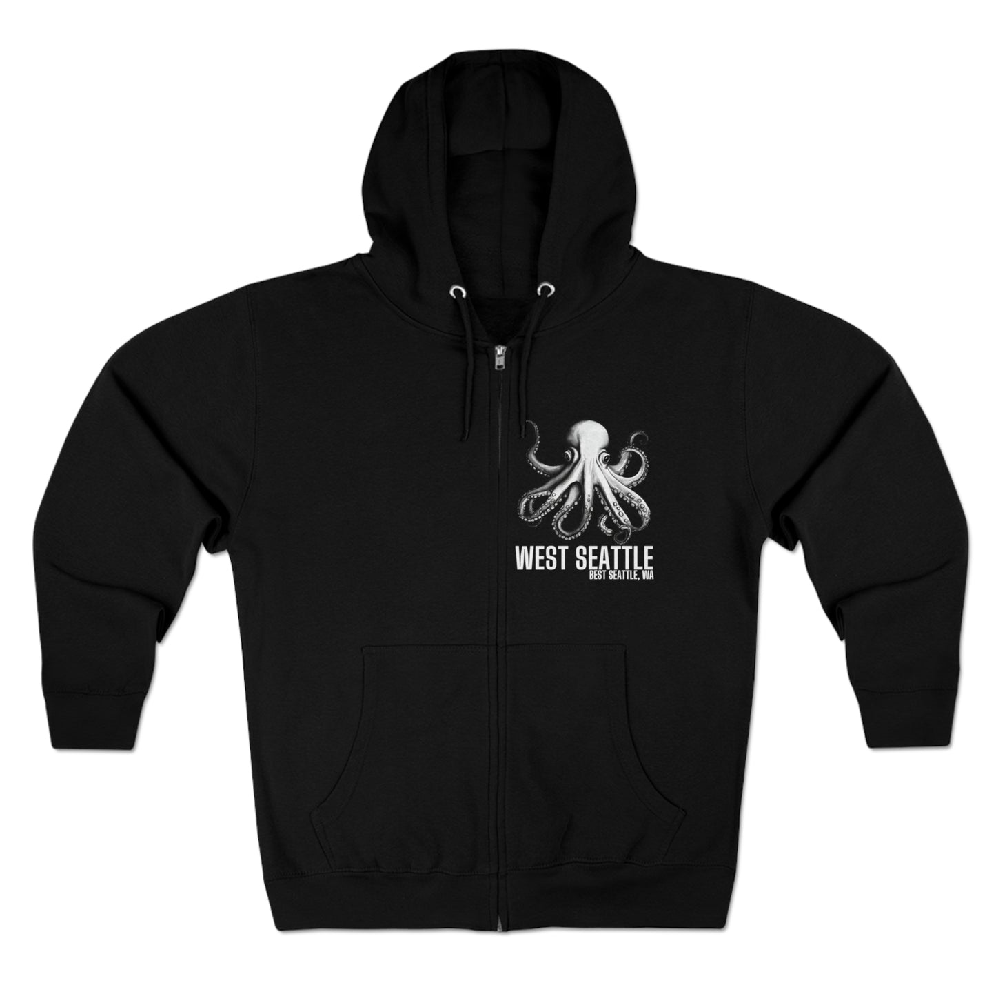 West Seattle Unisex Zip Hoodie