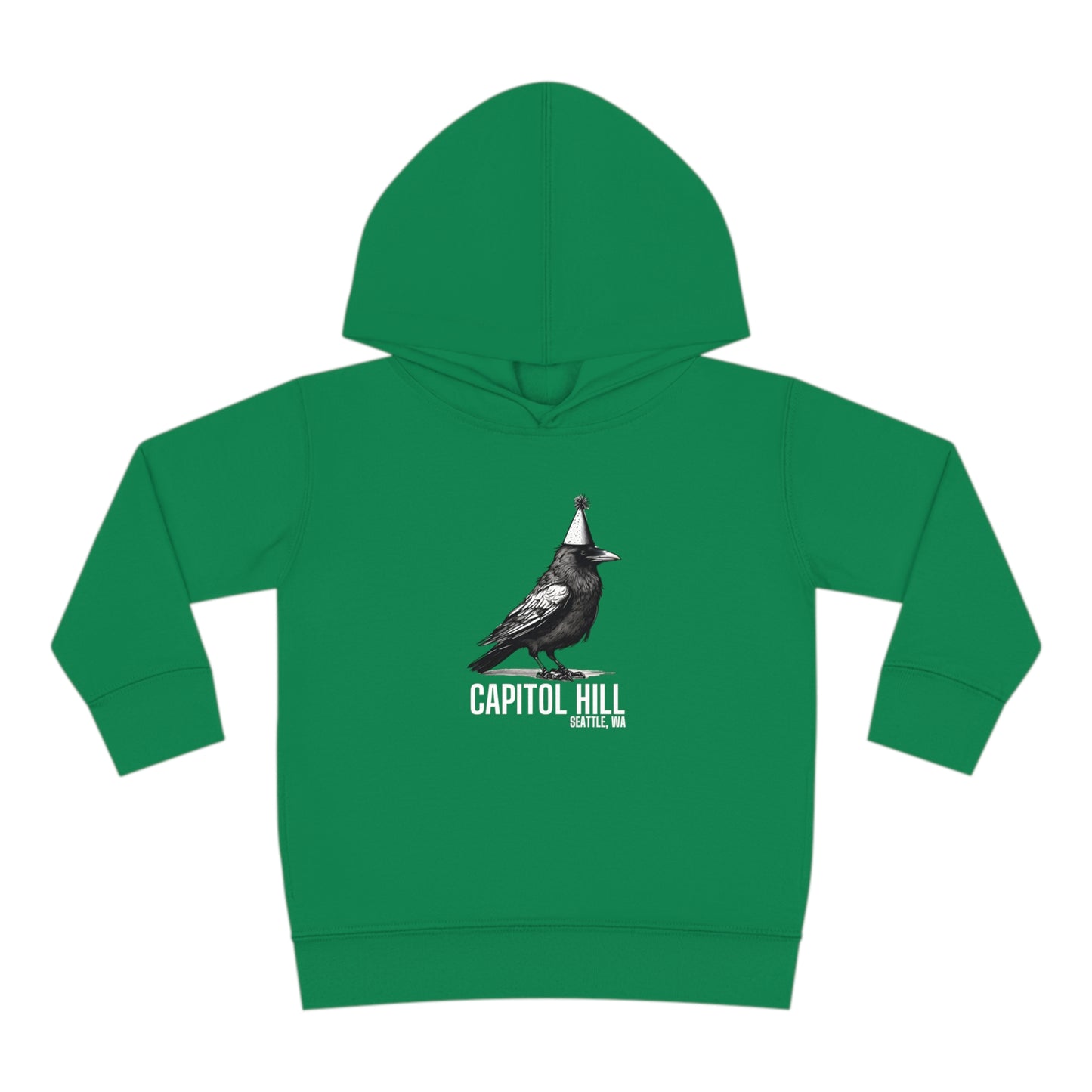 Capitol Hill Seattle Toddler Pullover Fleece Hoodie