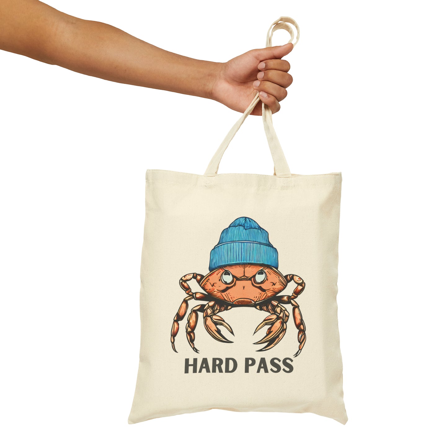 Hard Pass Cotton Canvas Tote Bag