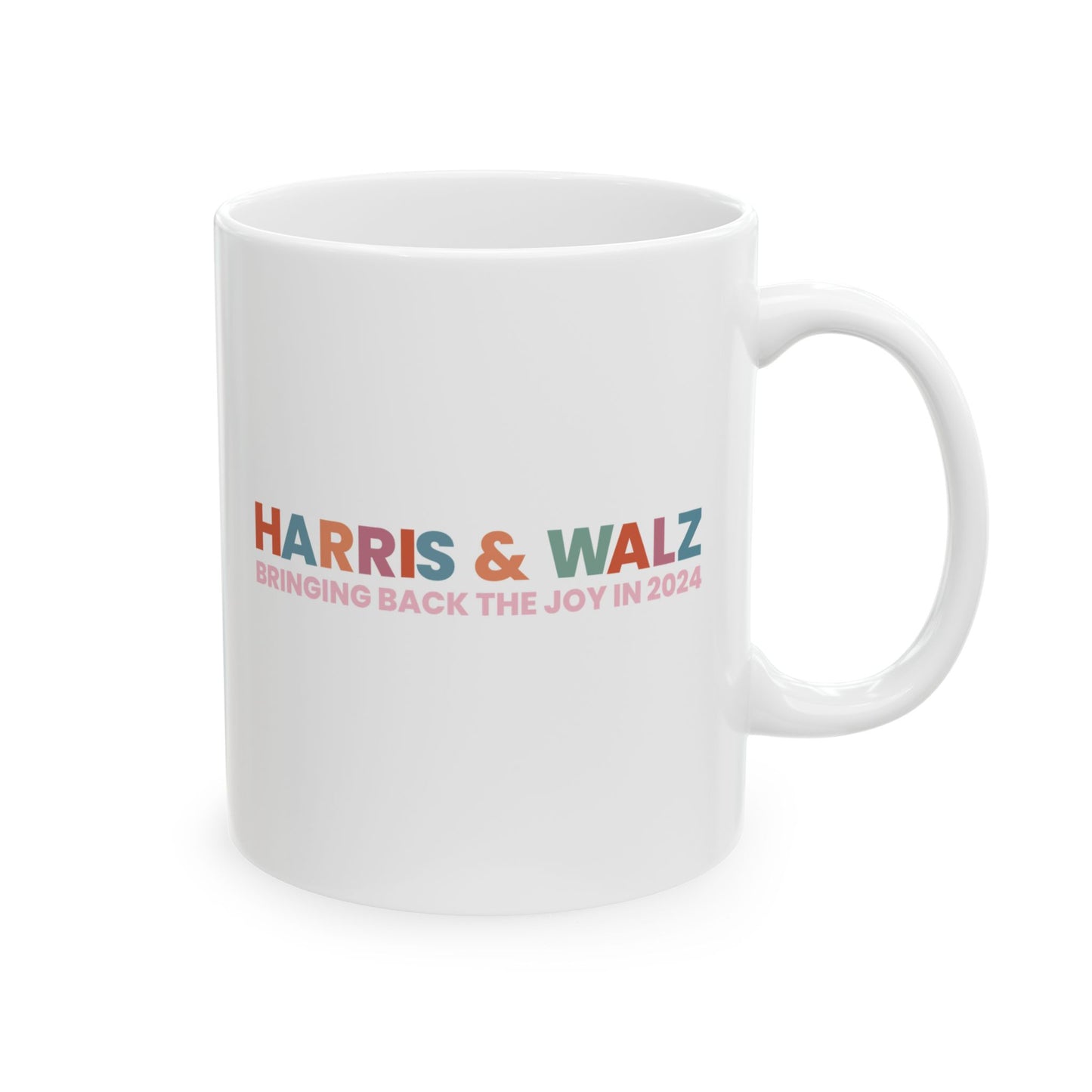 Harris and Walz Bringing Back the Joy Ceramic Mug, (11oz)