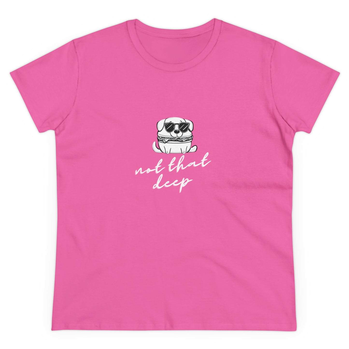 Not that deep Women's Midweight Cotton Tee