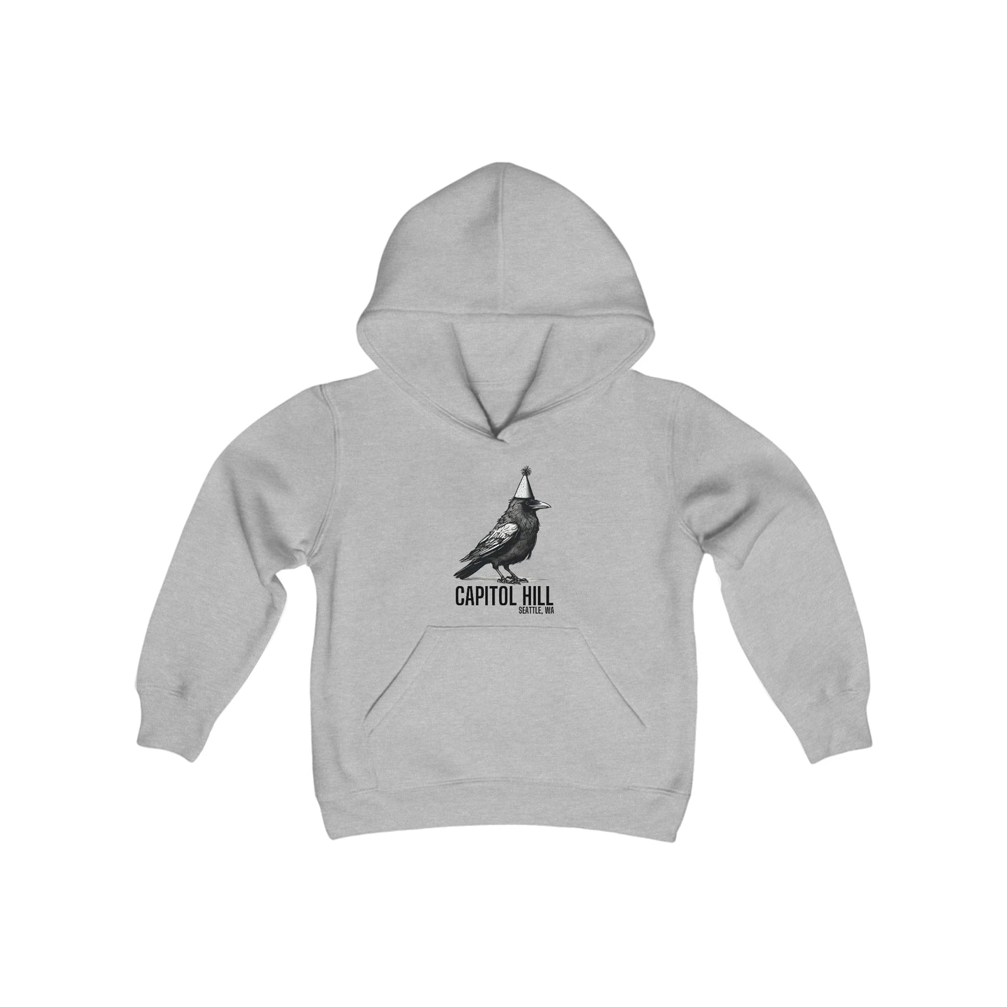 Capitol Hill Seattle Youth Heavy Blend Hooded Sweatshirt