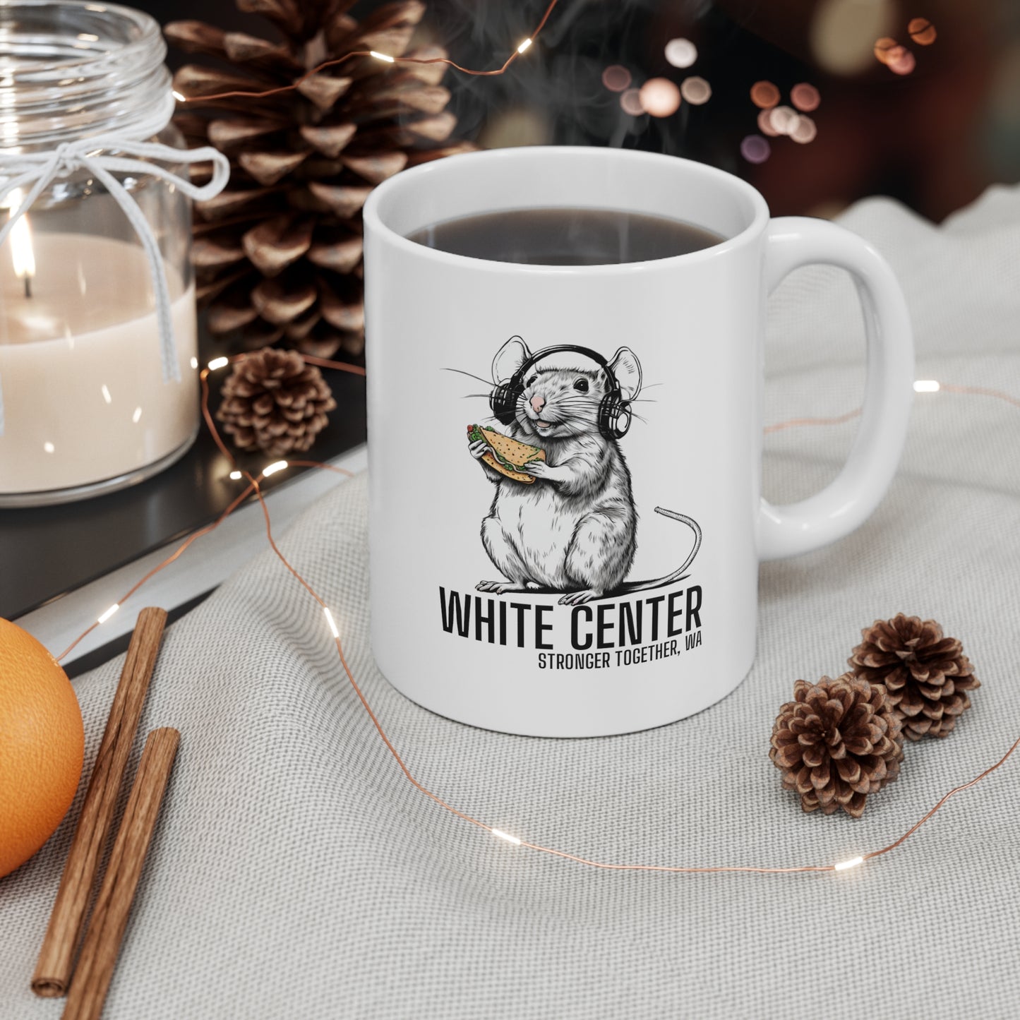 White Center WA Ceramic Mug 11oz