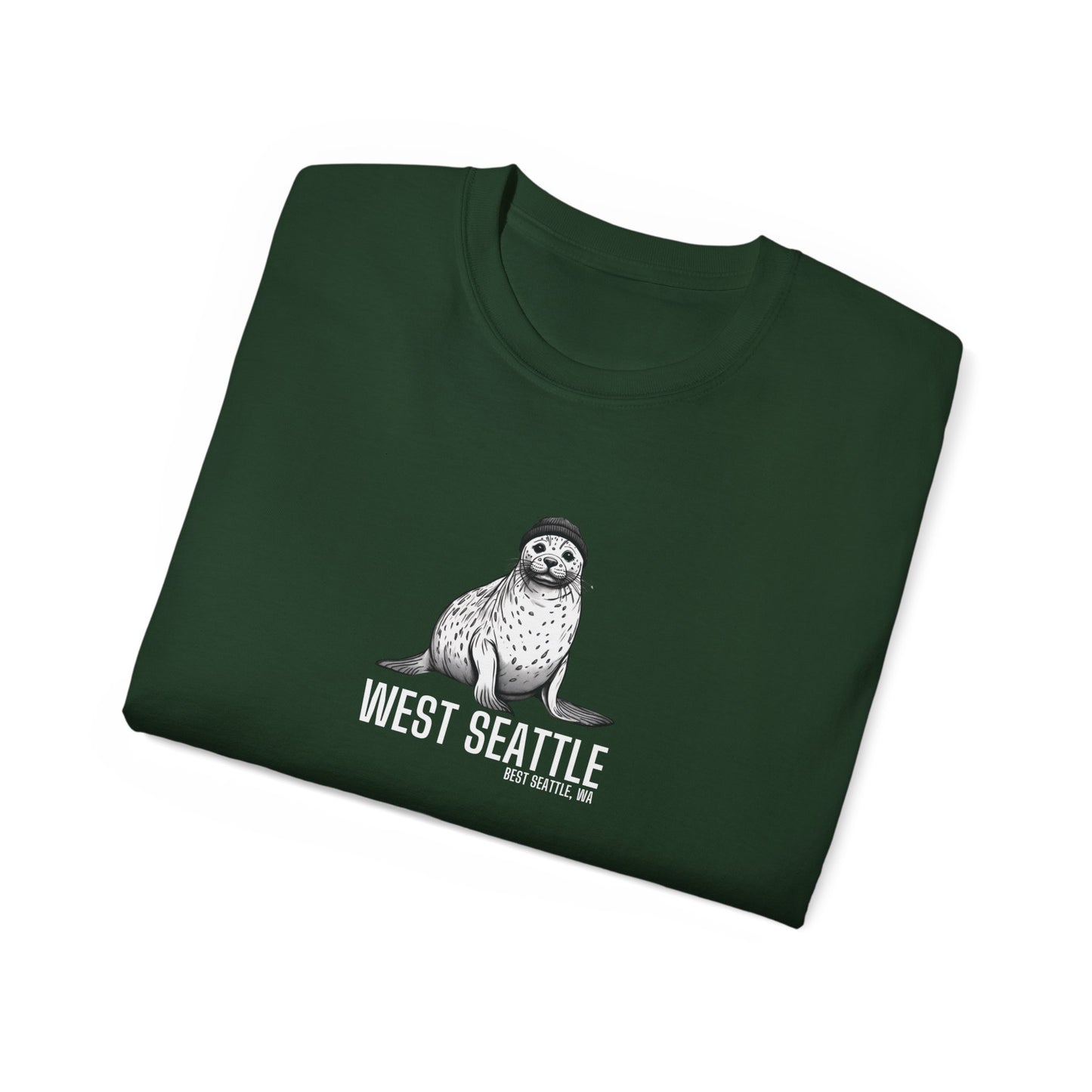 West Seattle Harbor Seal Men’s Ultra Cotton Tee