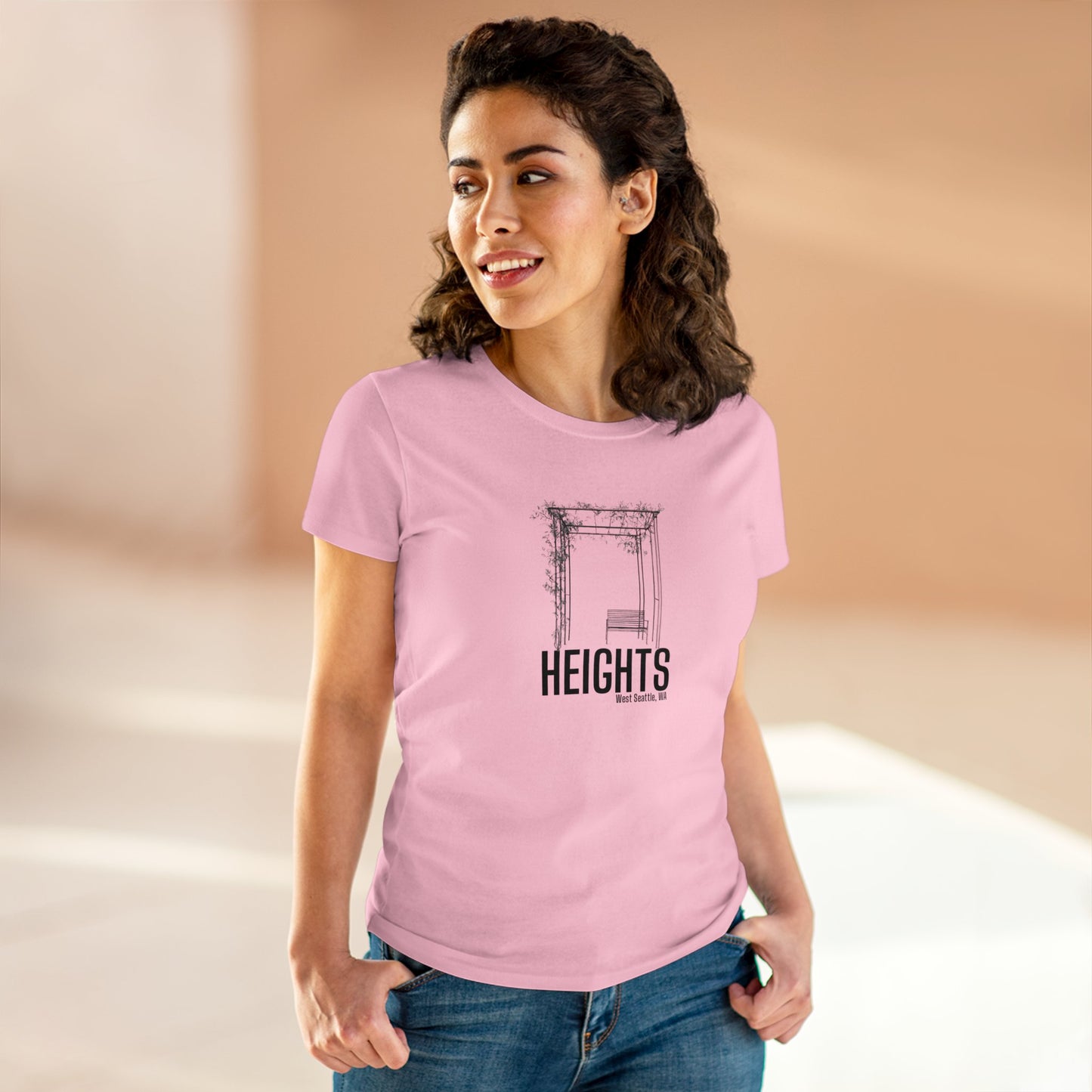 Arbor Heights Women's Midweight Cotton Tee