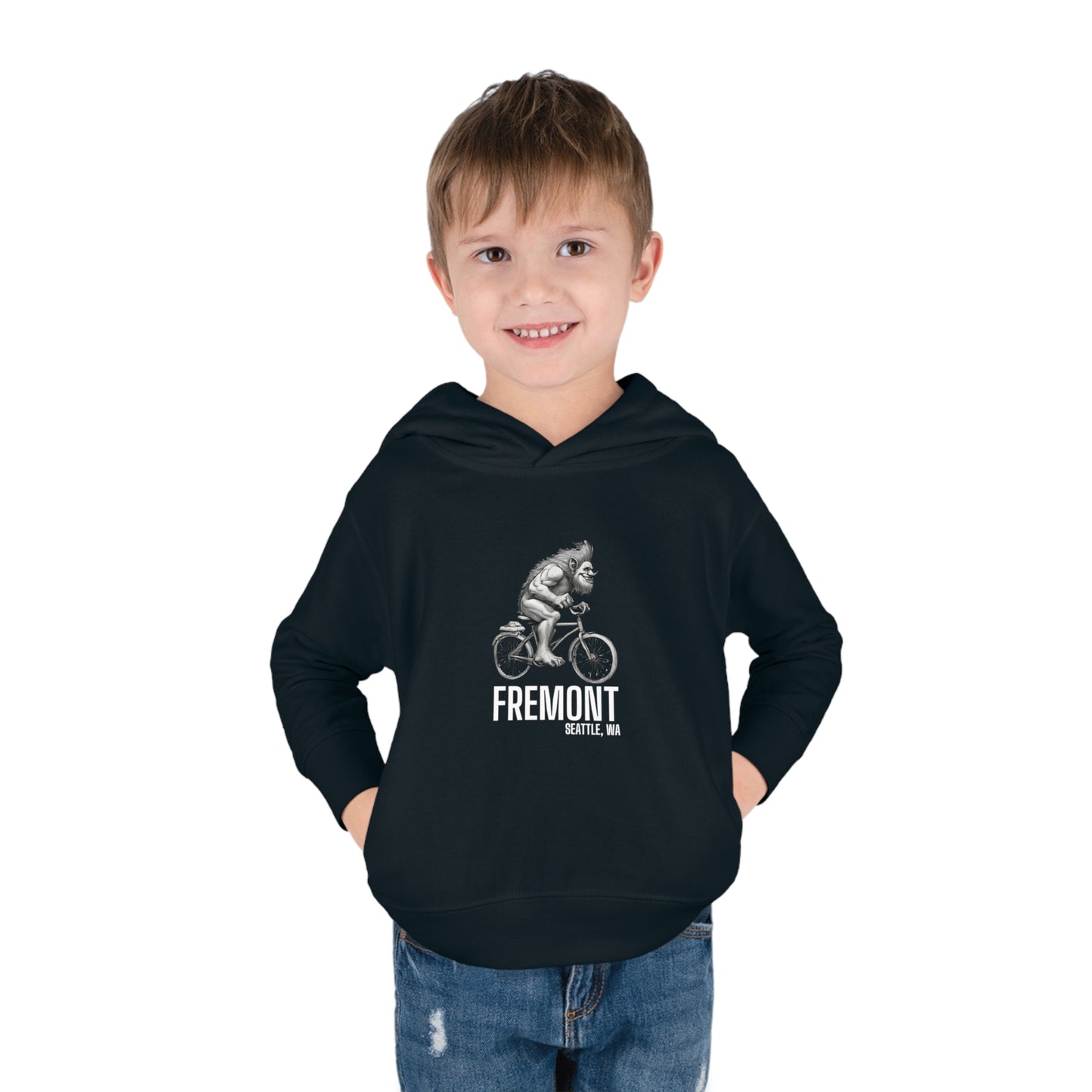 Fremont Seattle Toddler Pullover Fleece Hoodie