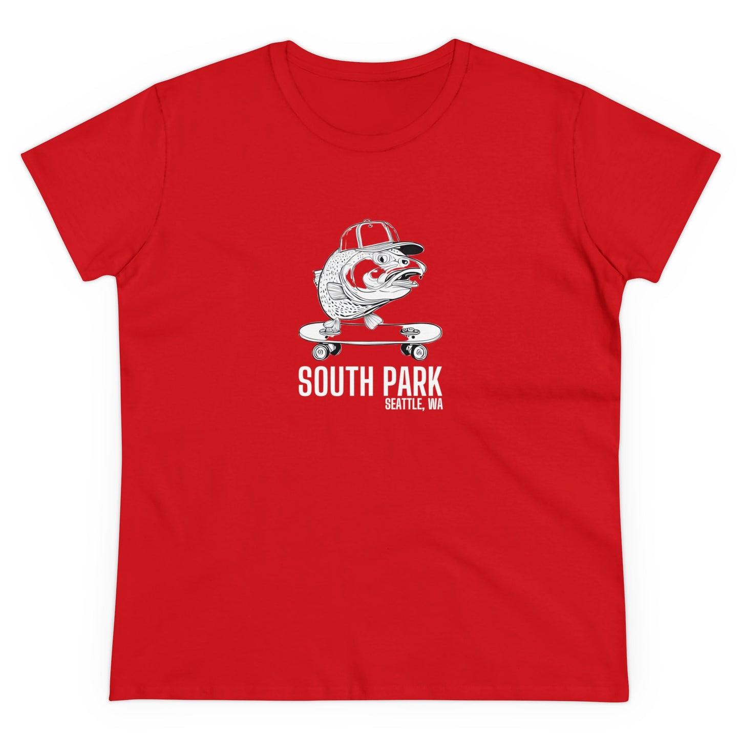 South Park Seattle Women's Midweight Cotton Tee