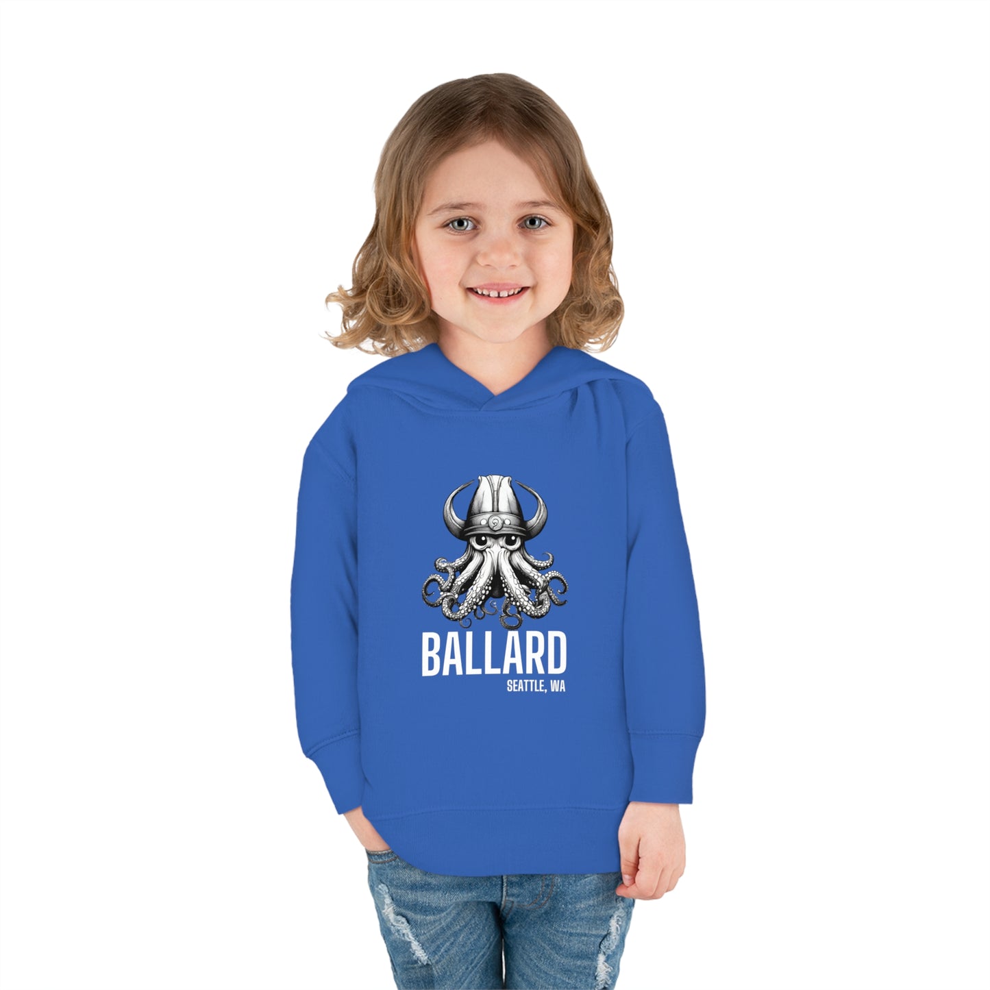 Ballard Octopus Toddler Pullover Fleece Hoodie