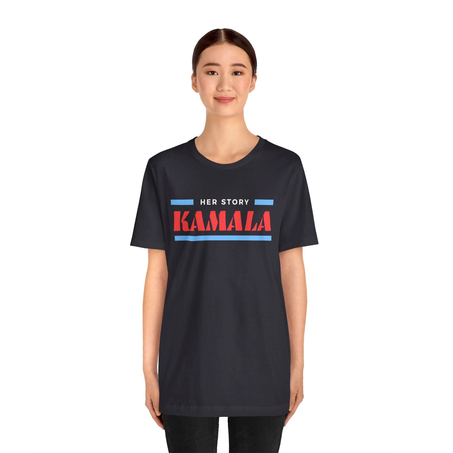 Her Story Kamala Jersey Short Sleeve Tee