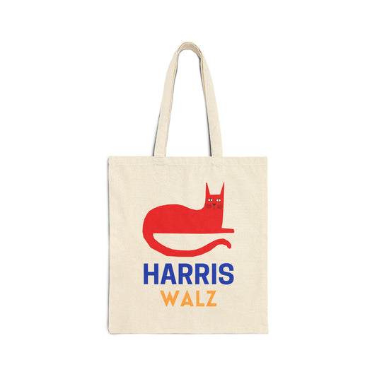 Cat Harris Walz Cotton Canvas Tote Bag