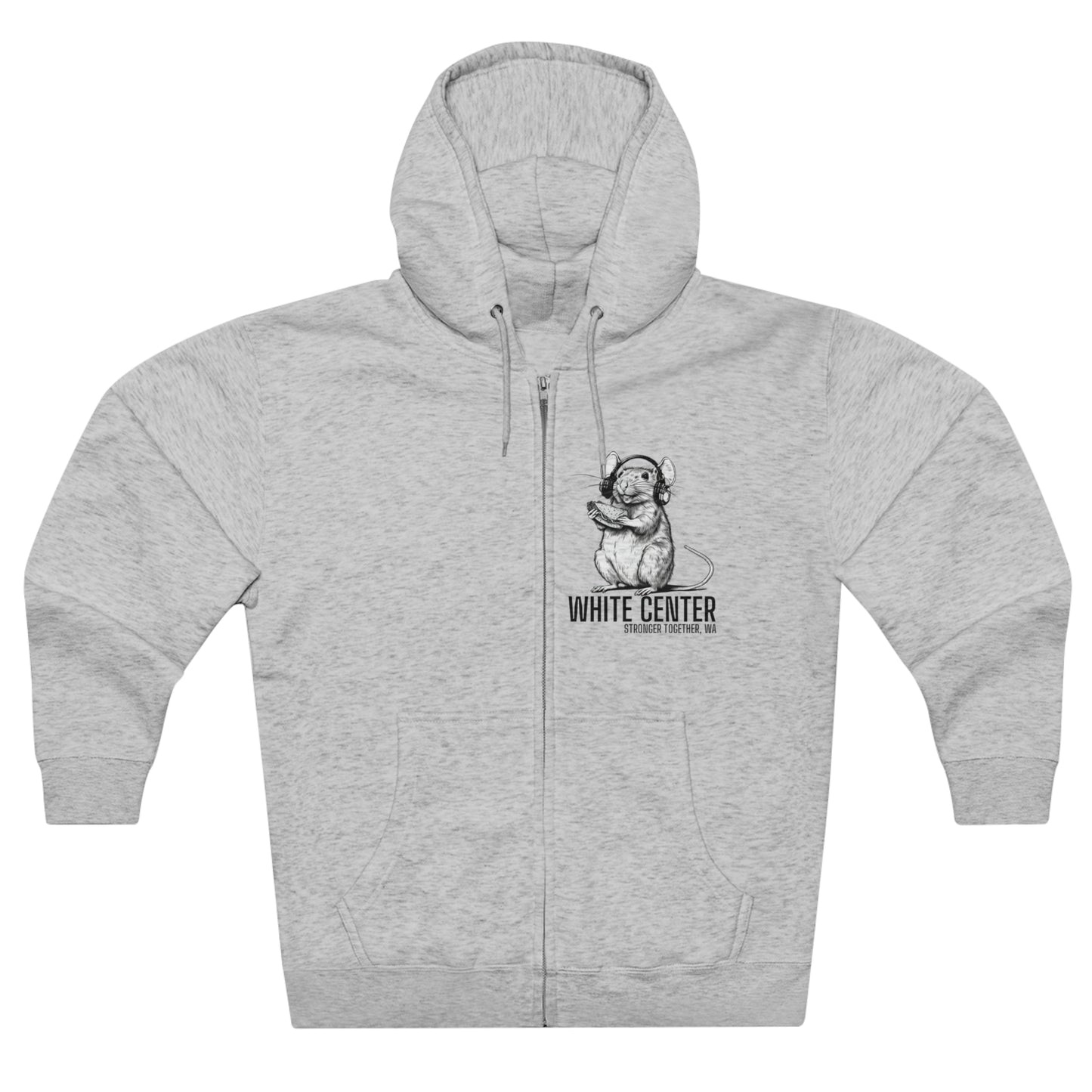 White Center WA Unisex Zip Hoodie