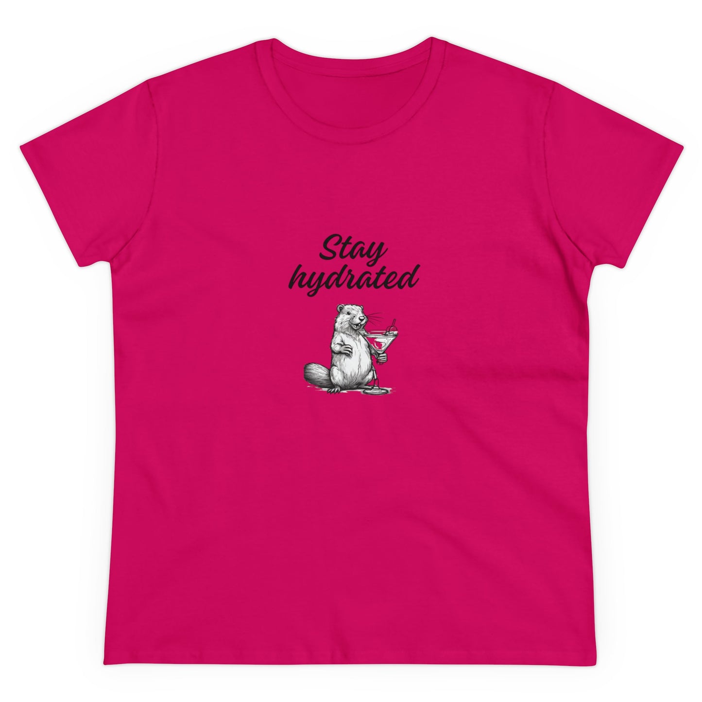 Stay Hydrated Women's Midweight Cotton Tee