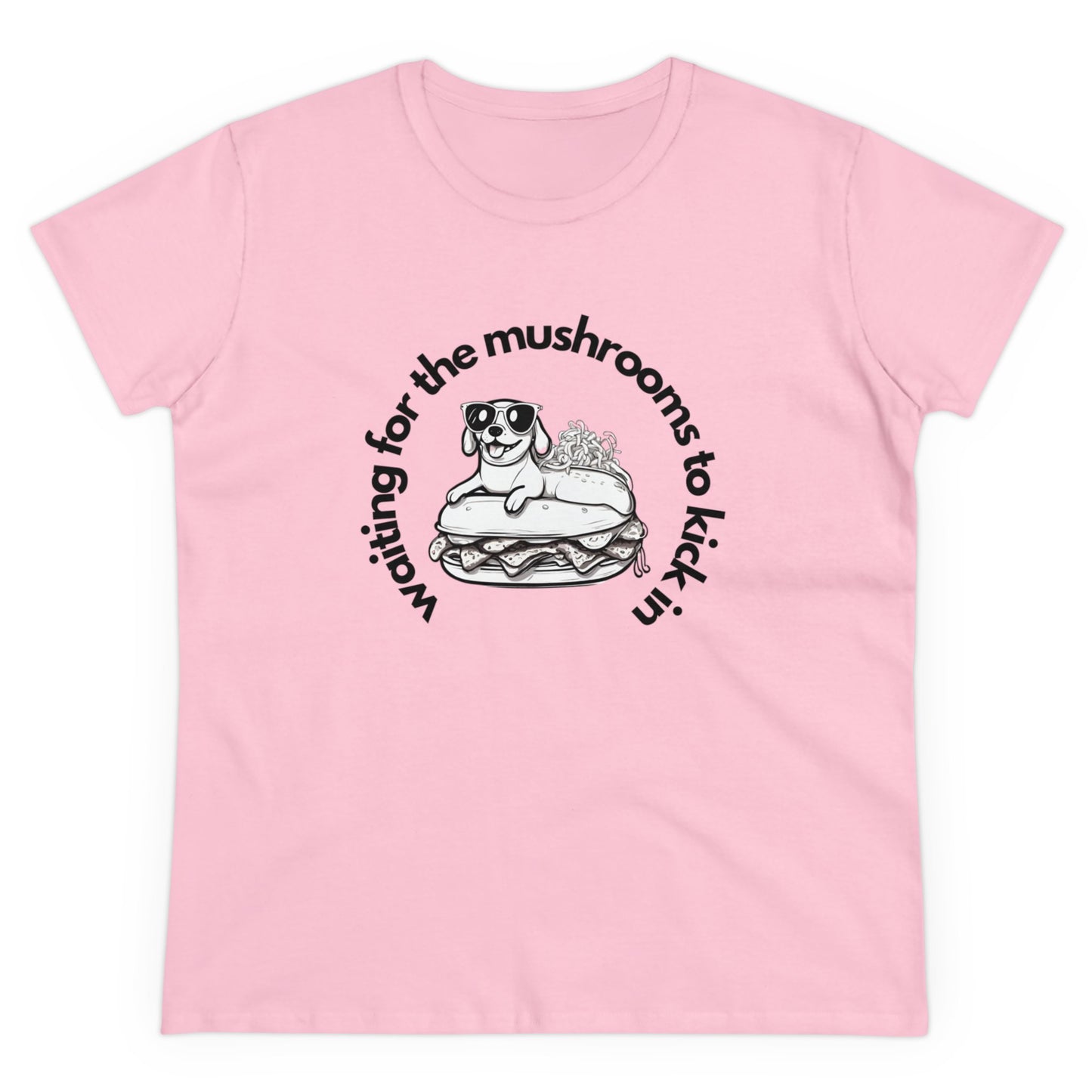 Waiting for the mushrooms Women's Midweight Cotton Tee