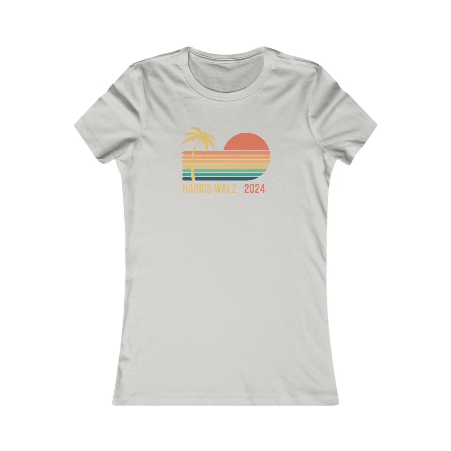 Palm Tree Harris Walz Women's Favorite Tee