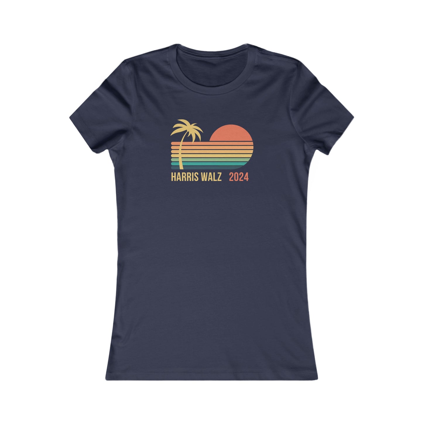 Palm Tree Harris Walz Women's Favorite Tee