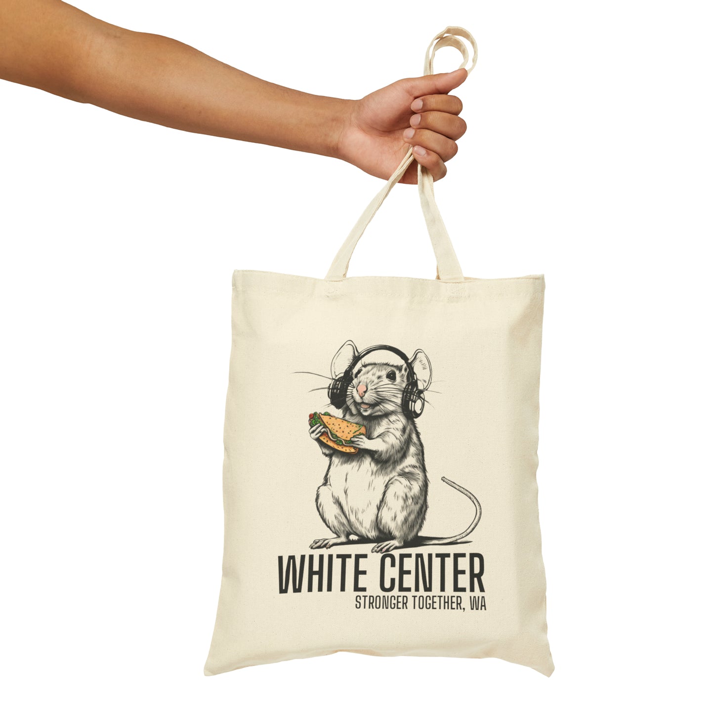 White Center WA Cotton Canvas Tote Bag