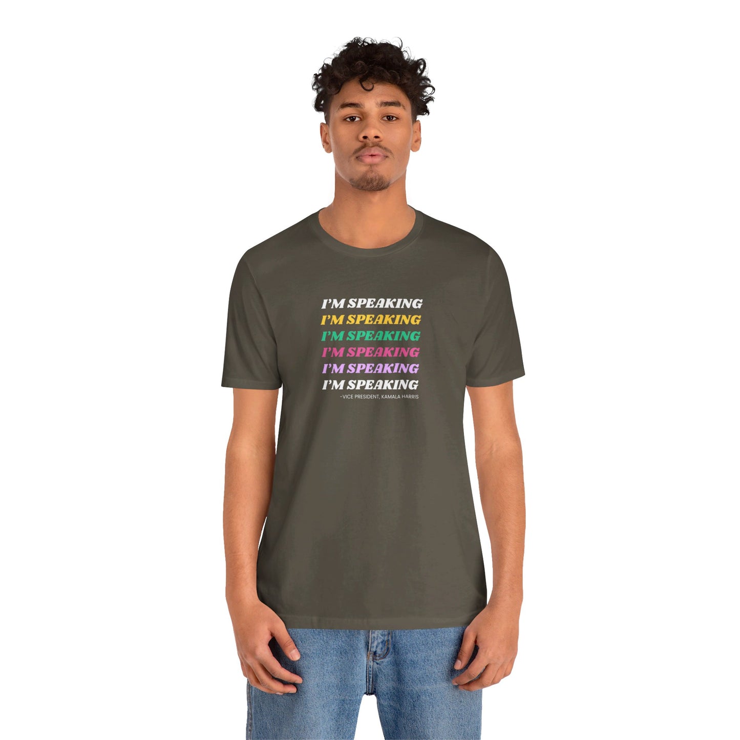 I’m Speaking Jersey Short Sleeve Tee