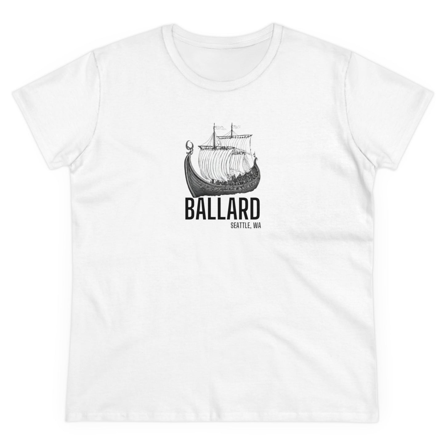 Ballard Seattle Women's Midweight Cotton Tee