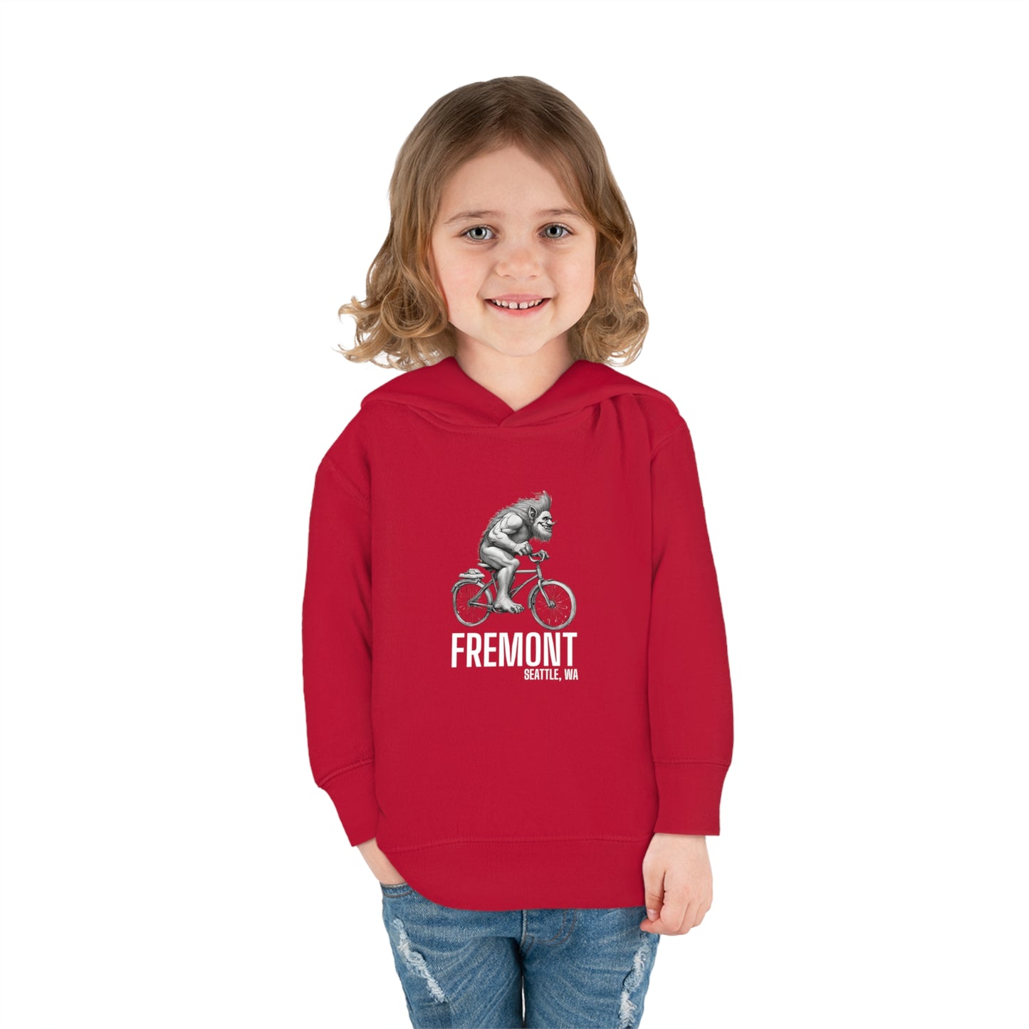 Fremont Seattle Toddler Pullover Fleece Hoodie