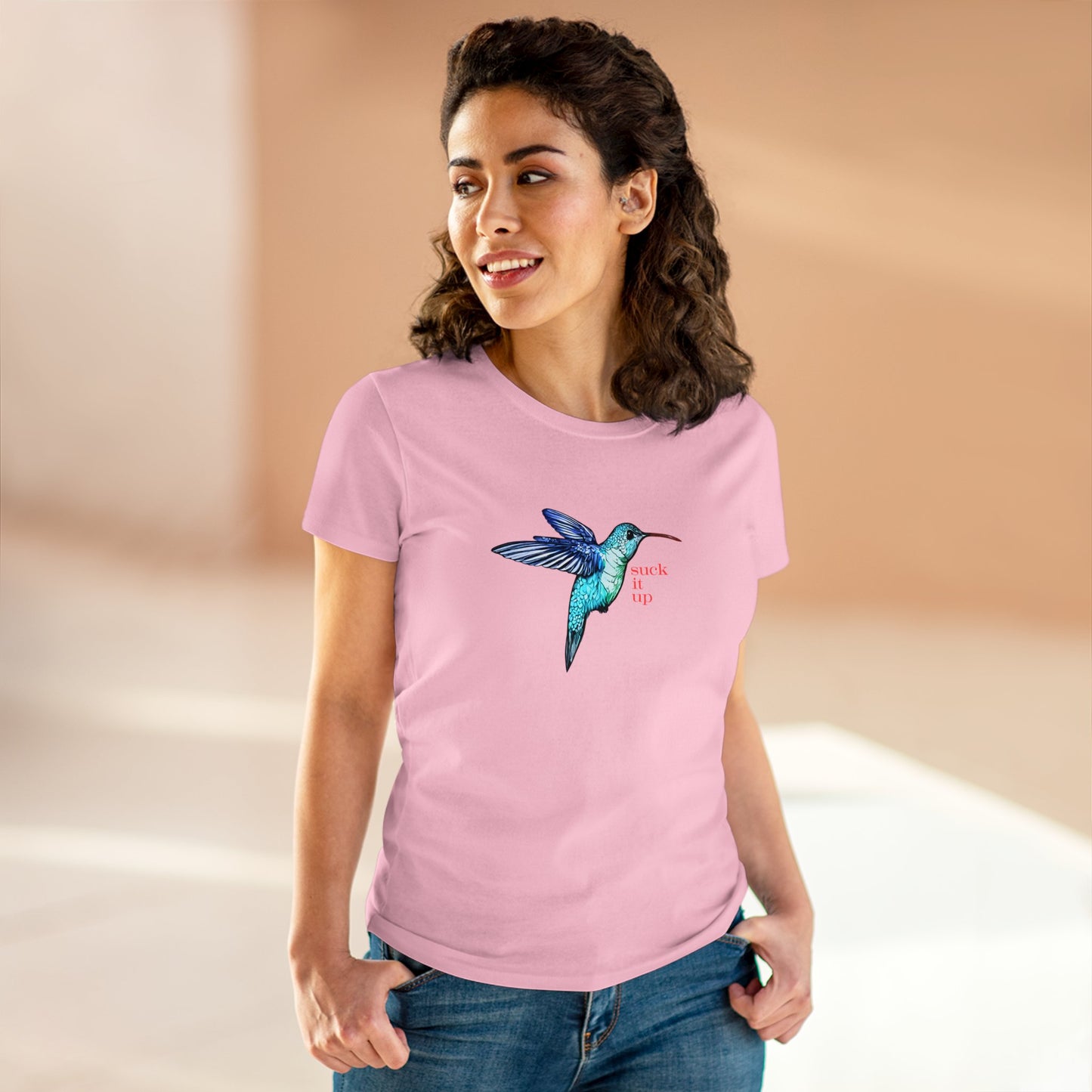 Suck It Up Women's Midweight Cotton Tee