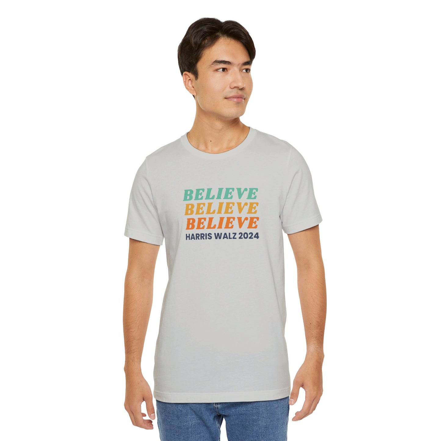 Believe Harris Walz Jersey Short Sleeve Tee