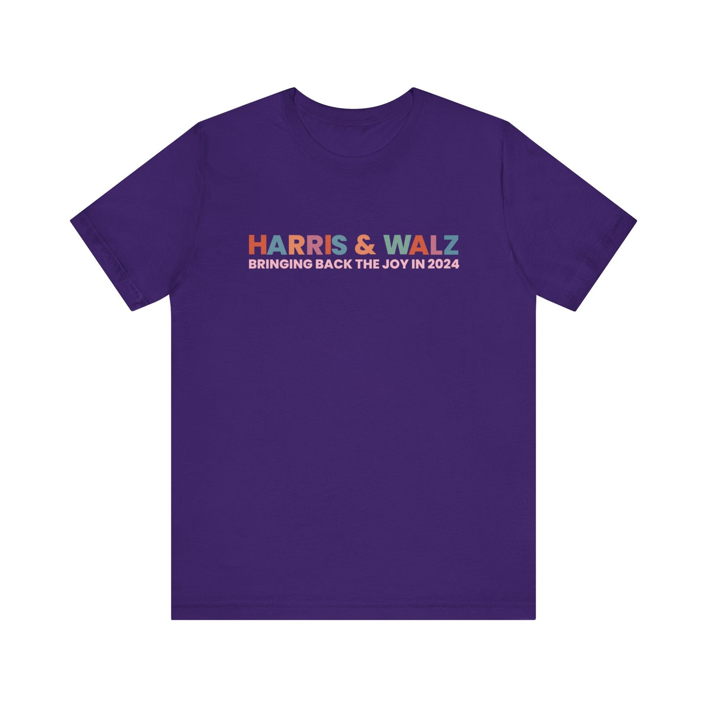 Harris and Walz Bringing Back the Joy Jersey Short Sleeve Tee