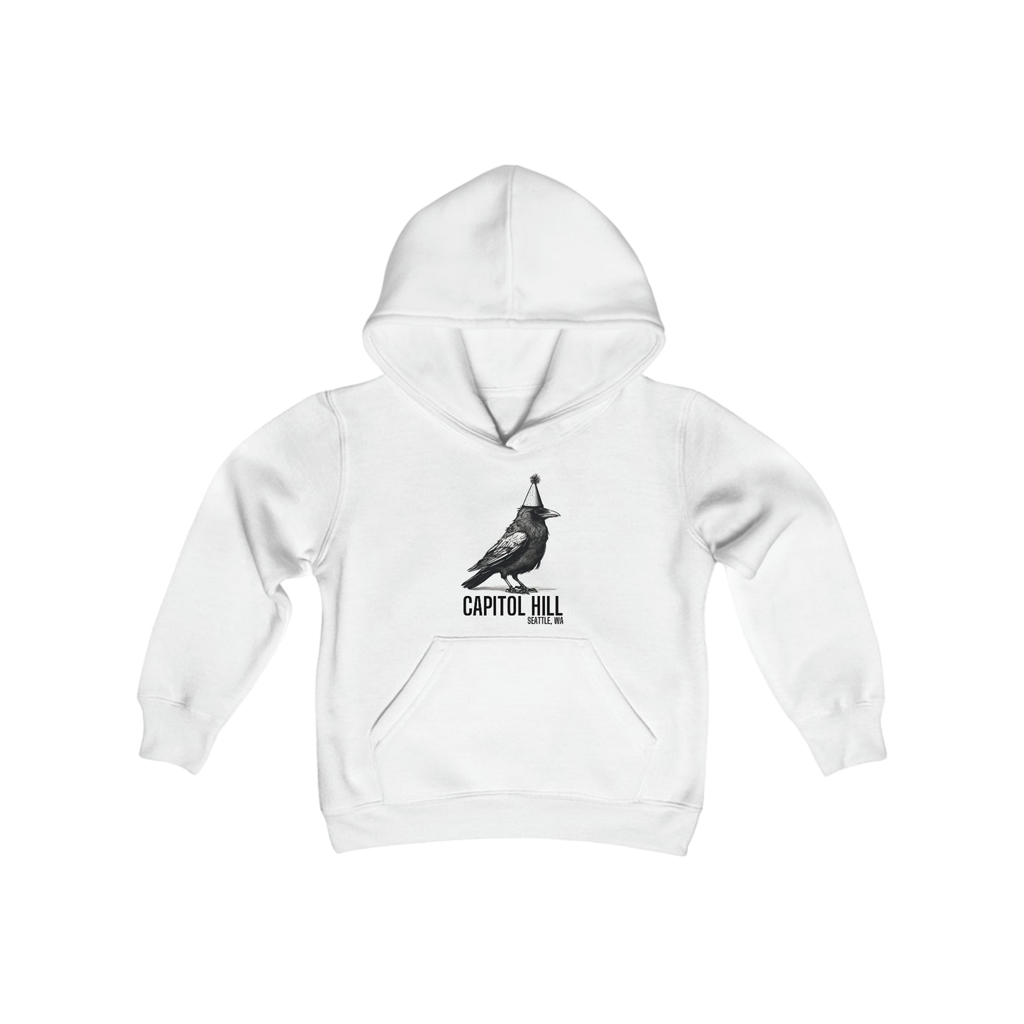 Capitol Hill Seattle Youth Heavy Blend Hooded Sweatshirt