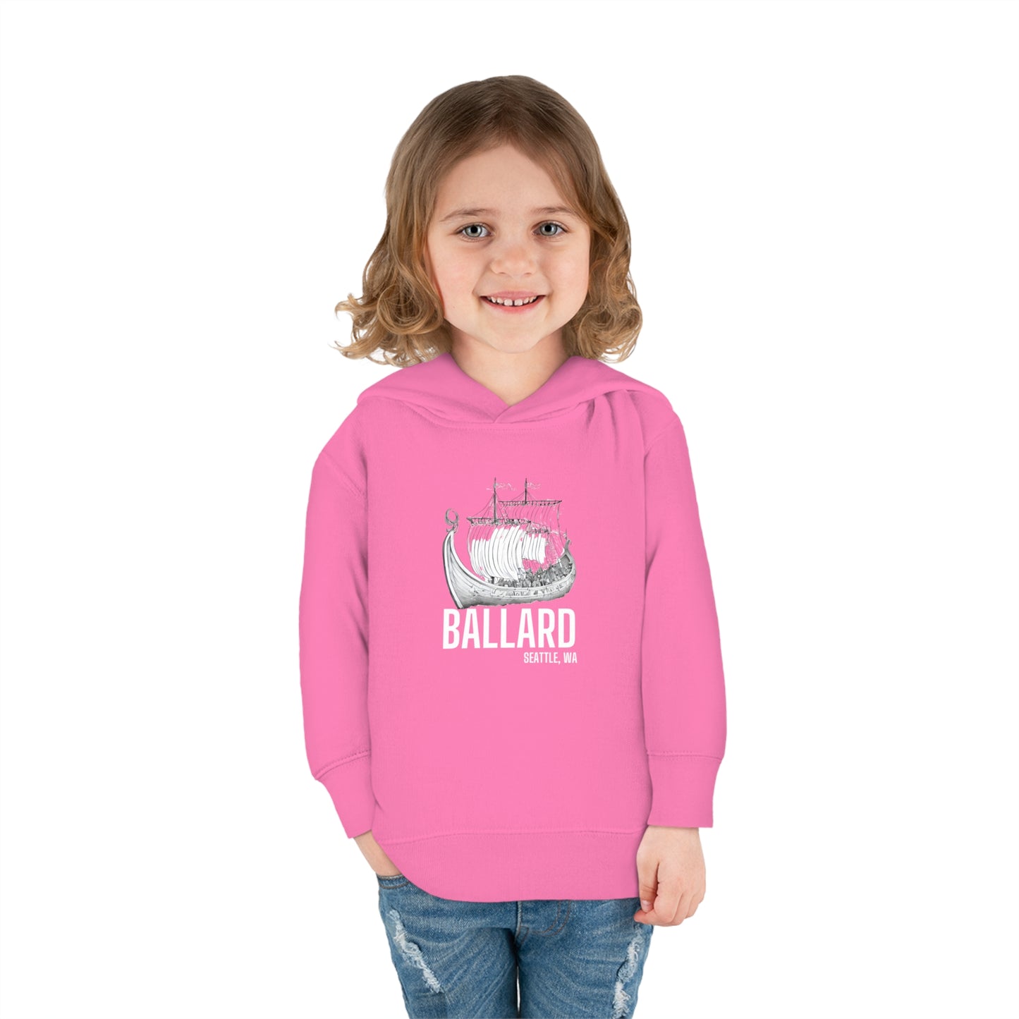 Ballard Seattle Toddler Pullover Fleece Hoodie