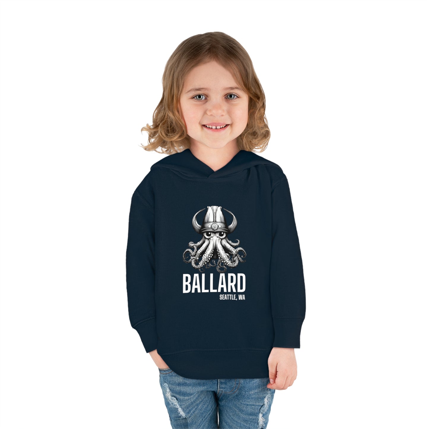 Ballard Octopus Toddler Pullover Fleece Hoodie