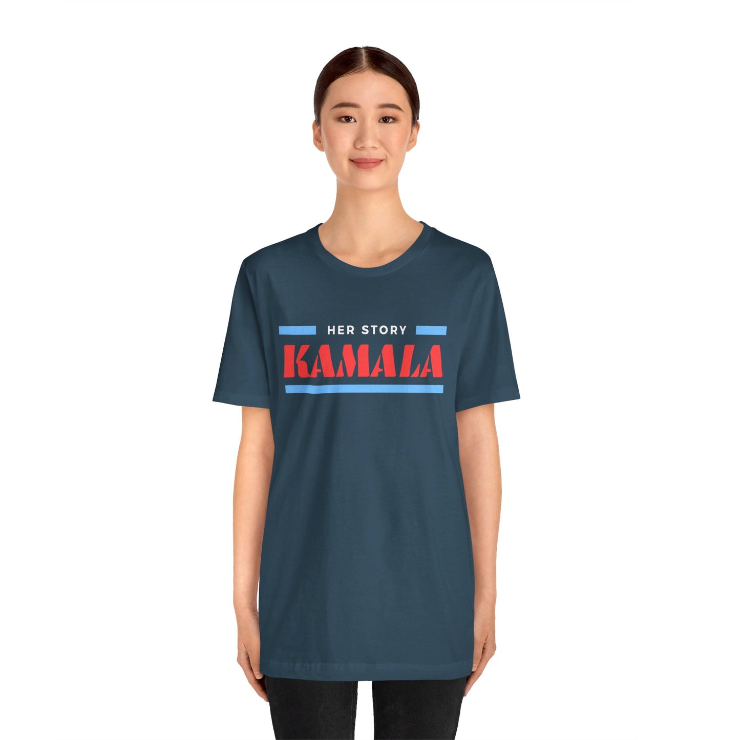 Her Story Kamala Jersey Short Sleeve Tee