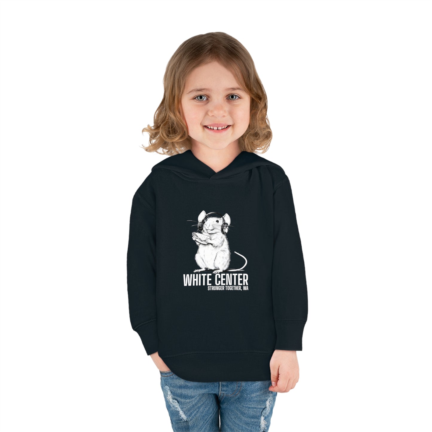 White Center, WA Toddler Pullover Fleece Hoodie