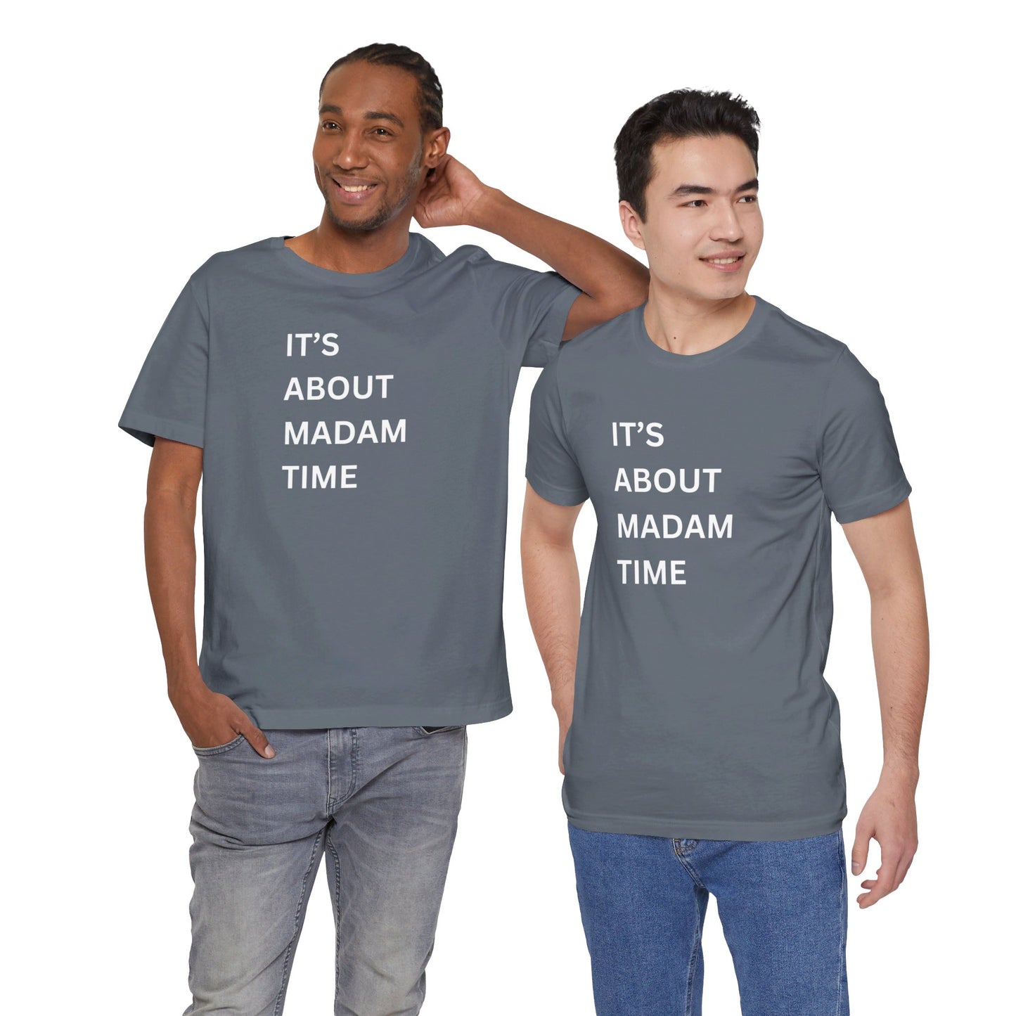 It’s About Madam Time Jersey Short Sleeve Tee