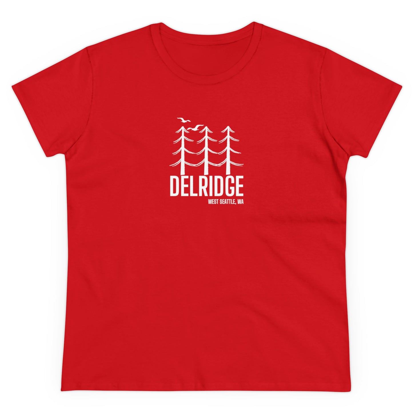 Delridge West Seattle Women's Midweight Cotton Tee