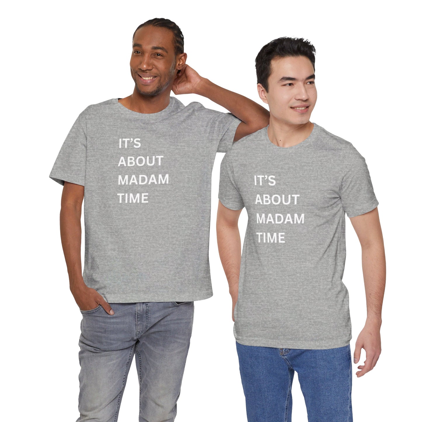 It’s About Madam Time Jersey Short Sleeve Tee