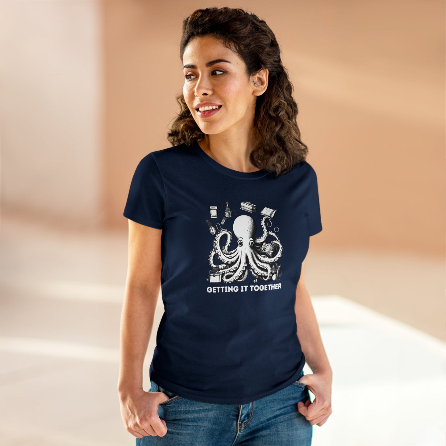 Getting It Together Women's Midweight Cotton Tee